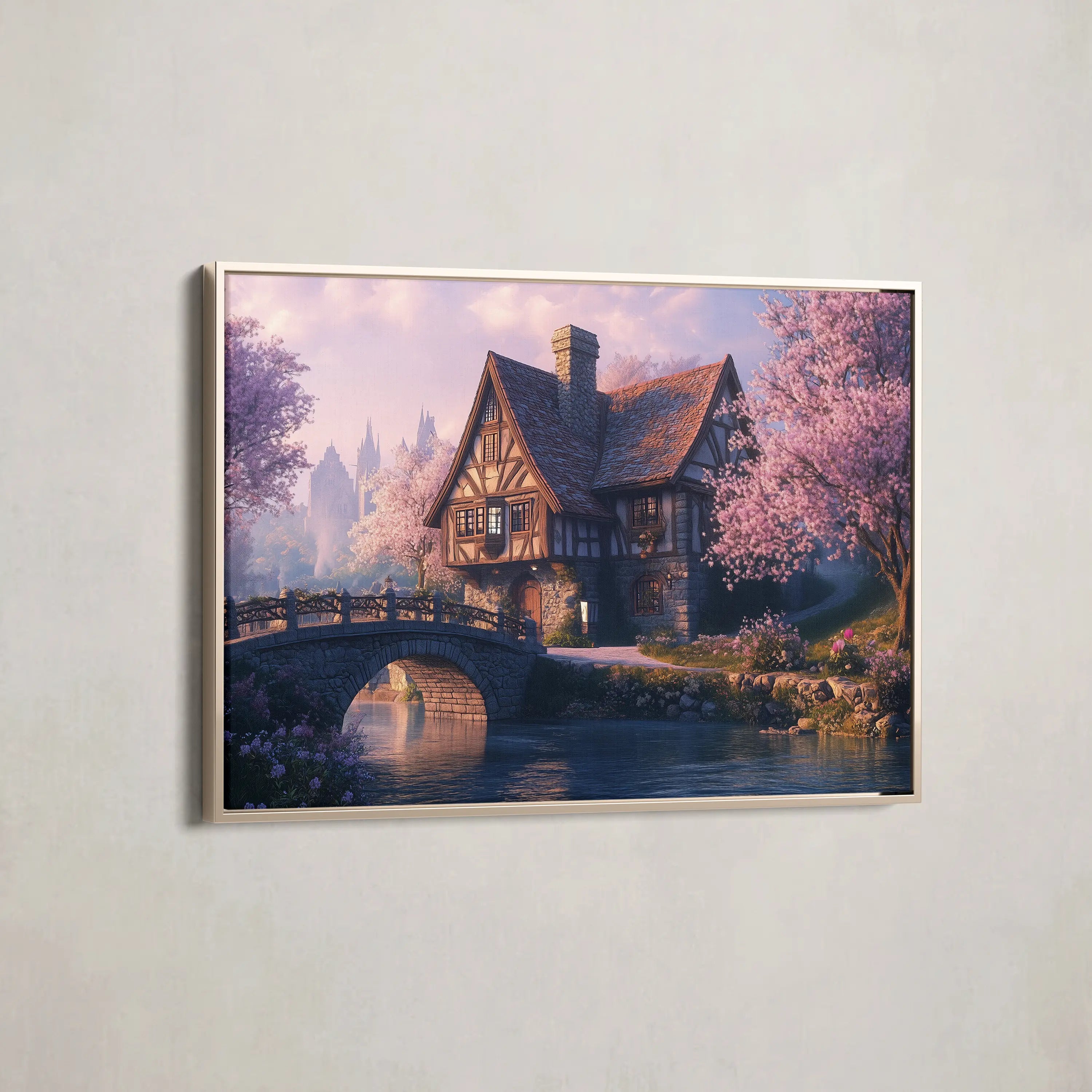 Landscape Canvas Wall Art WAD247-L 90 x 60 cm / Stretched on hidden frame