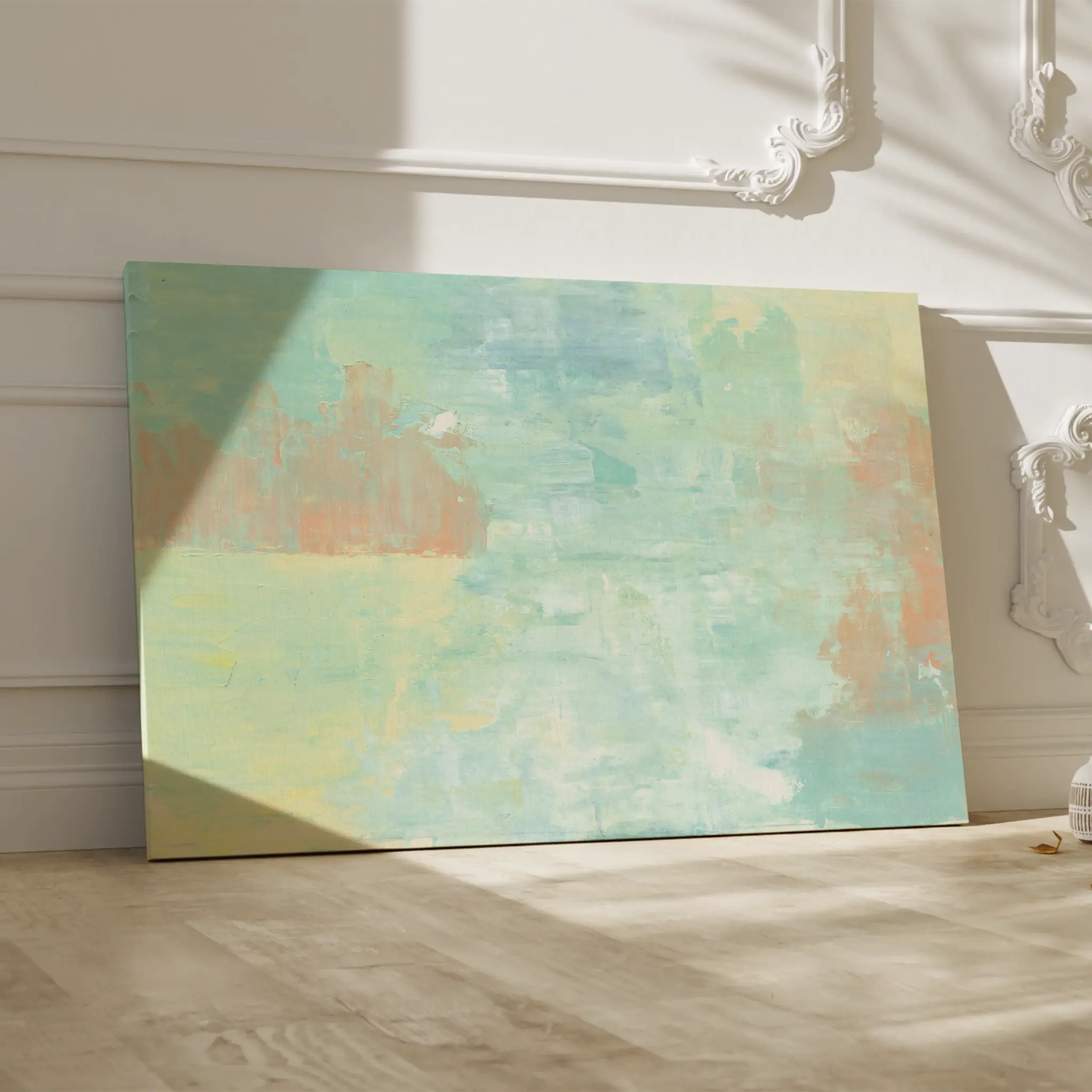 Abstract Canvas Wall Art WAD248-A 90 x 60 cm / Stretched on hidden frame