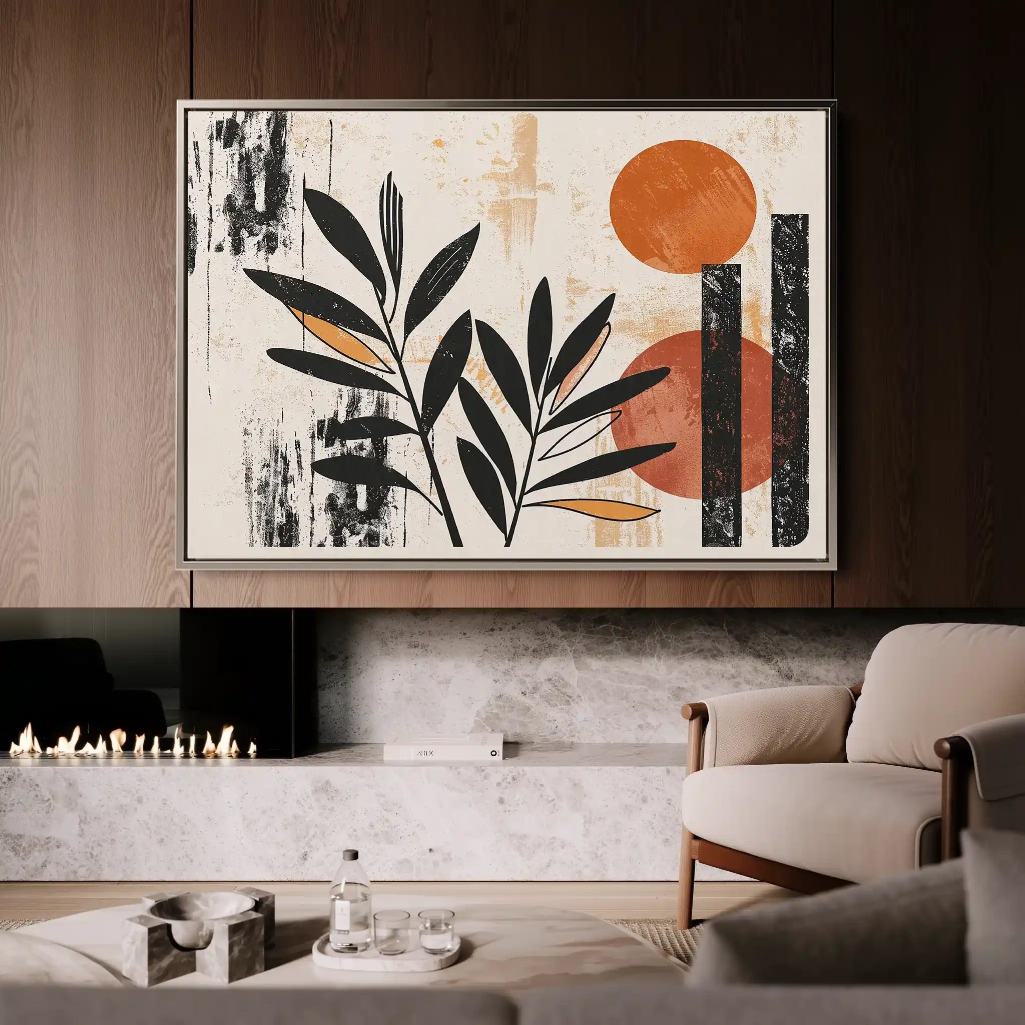 Boho 248 Canvas Art 90 x 60 cm / Stretched on hidden frame