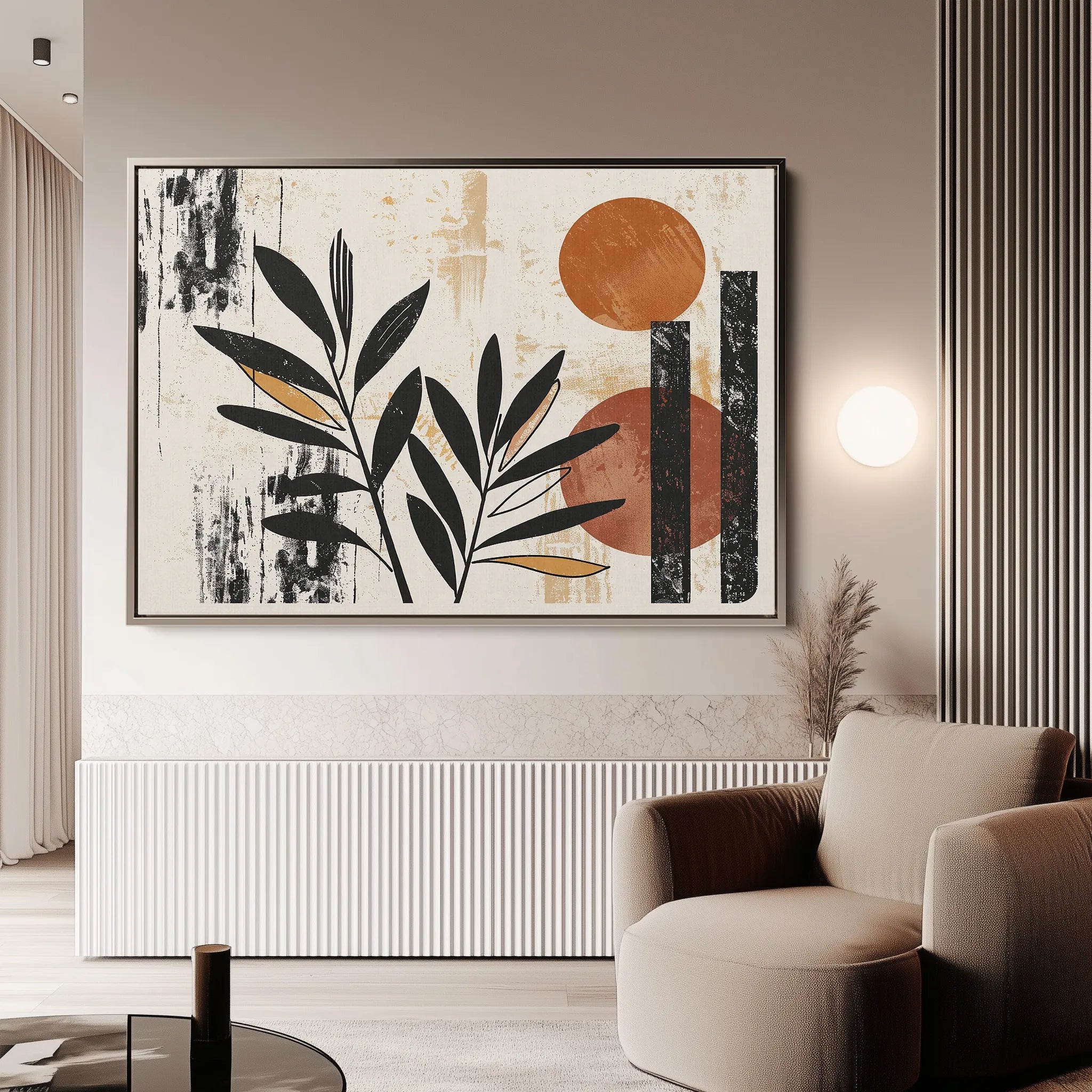 Boho Canvas Wall Art WAD248-BH 90 x 60 cm / Stretched on hidden frame