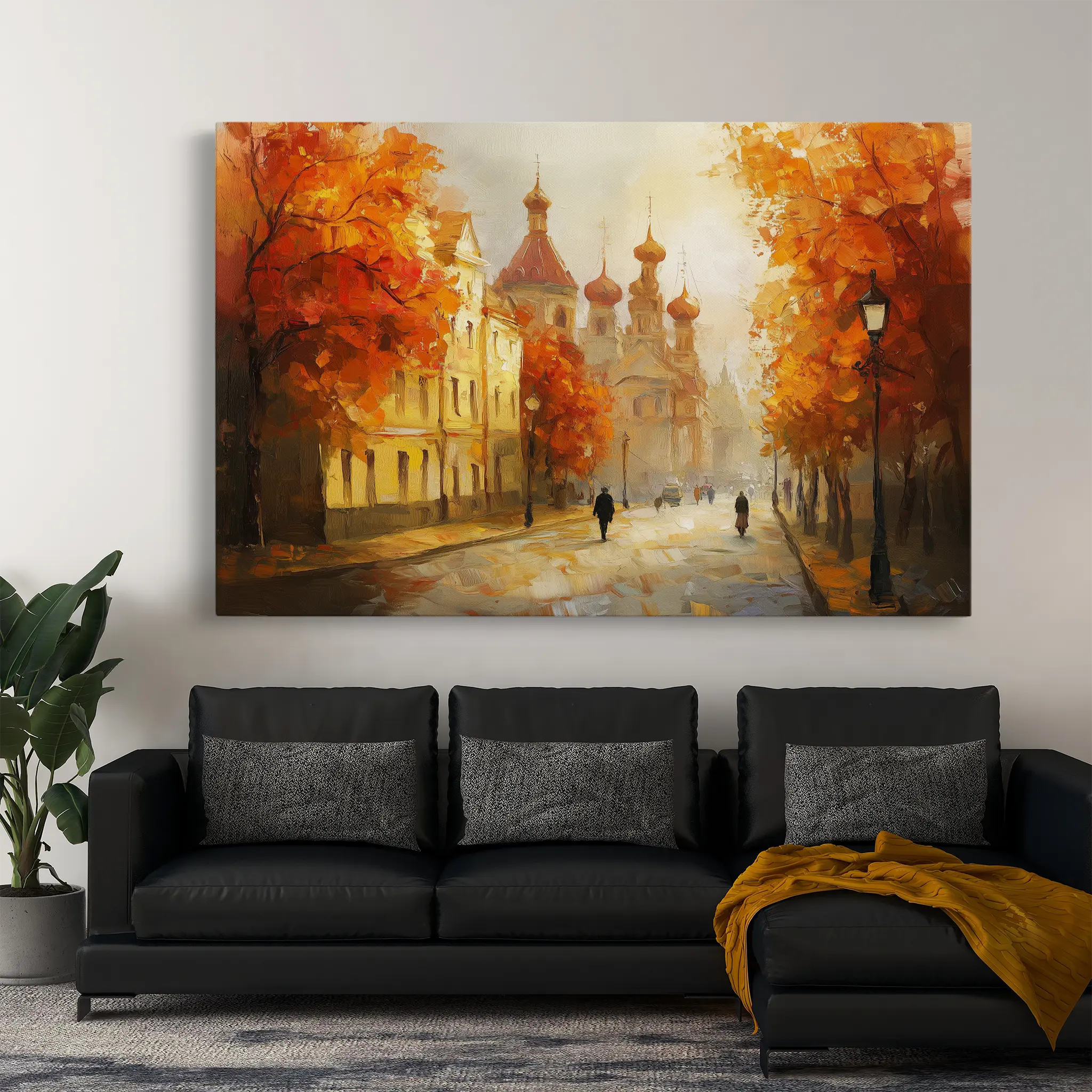 Landscape Canvas Wall Art WAD248-L 90 x 60 cm / Stretched on hidden frame