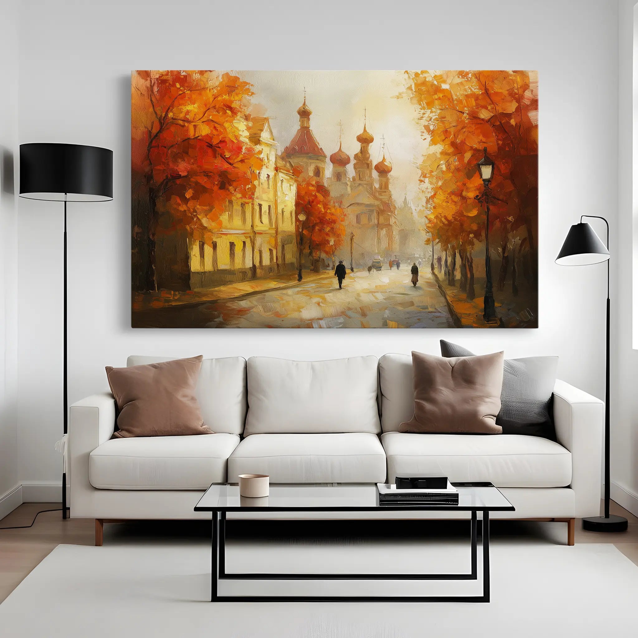 Landscape Canvas Wall Art WAD248-L 90 x 60 cm / Stretched on hidden frame