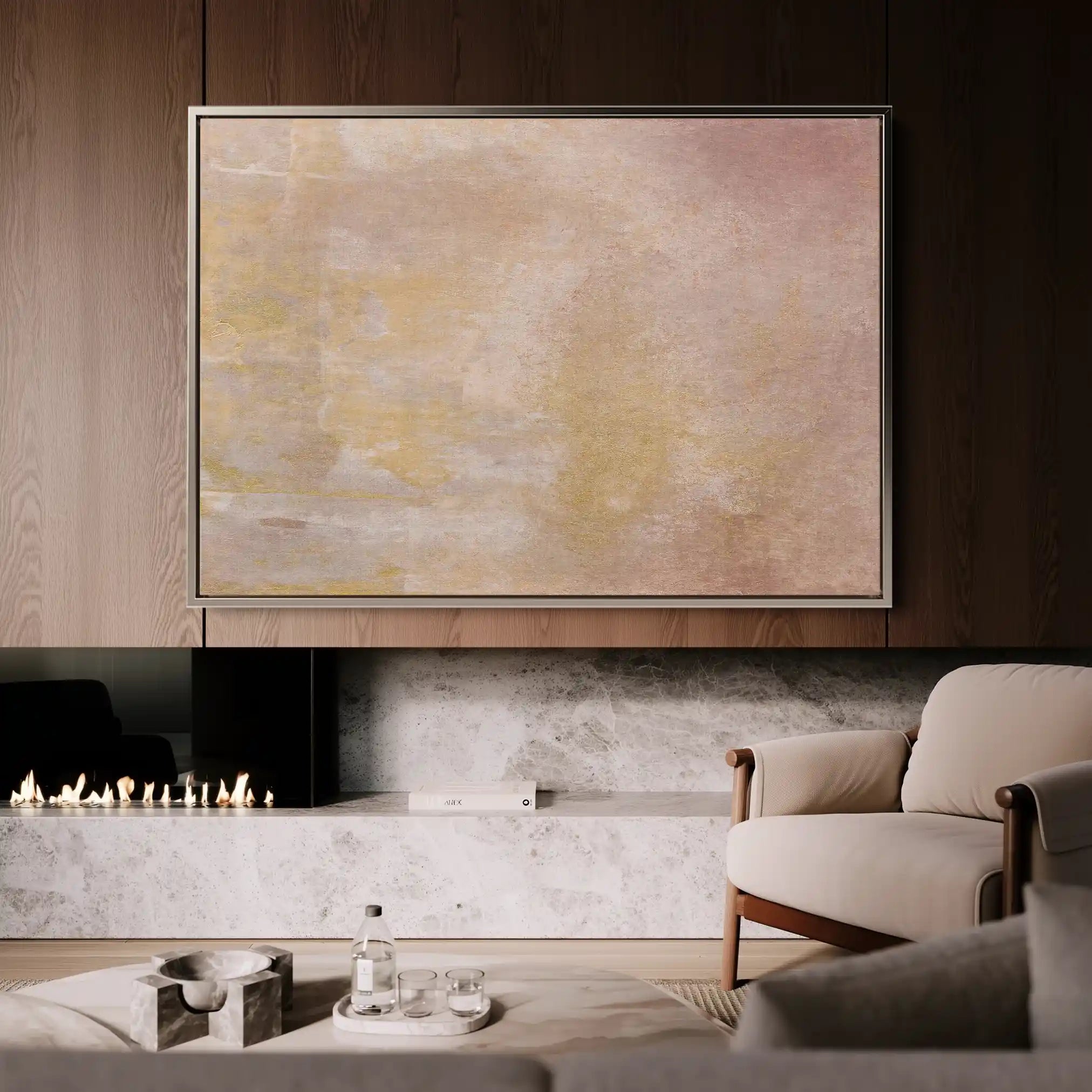 Abstract 249 Canvas Art 60 x 40 cm / Stretched on hidden frame