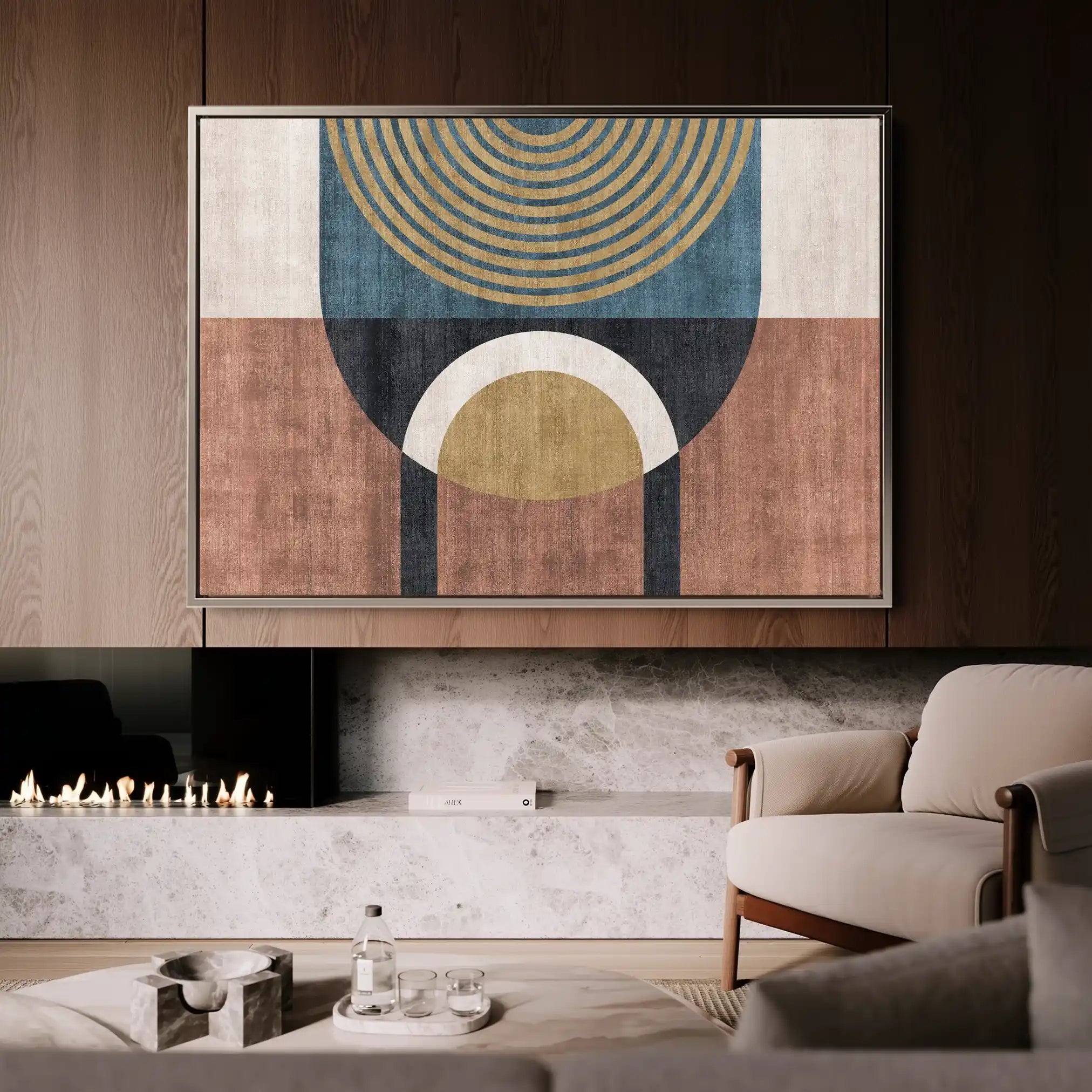 Boho 249 Canvas Art 90 x 60 cm / Stretched on hidden frame