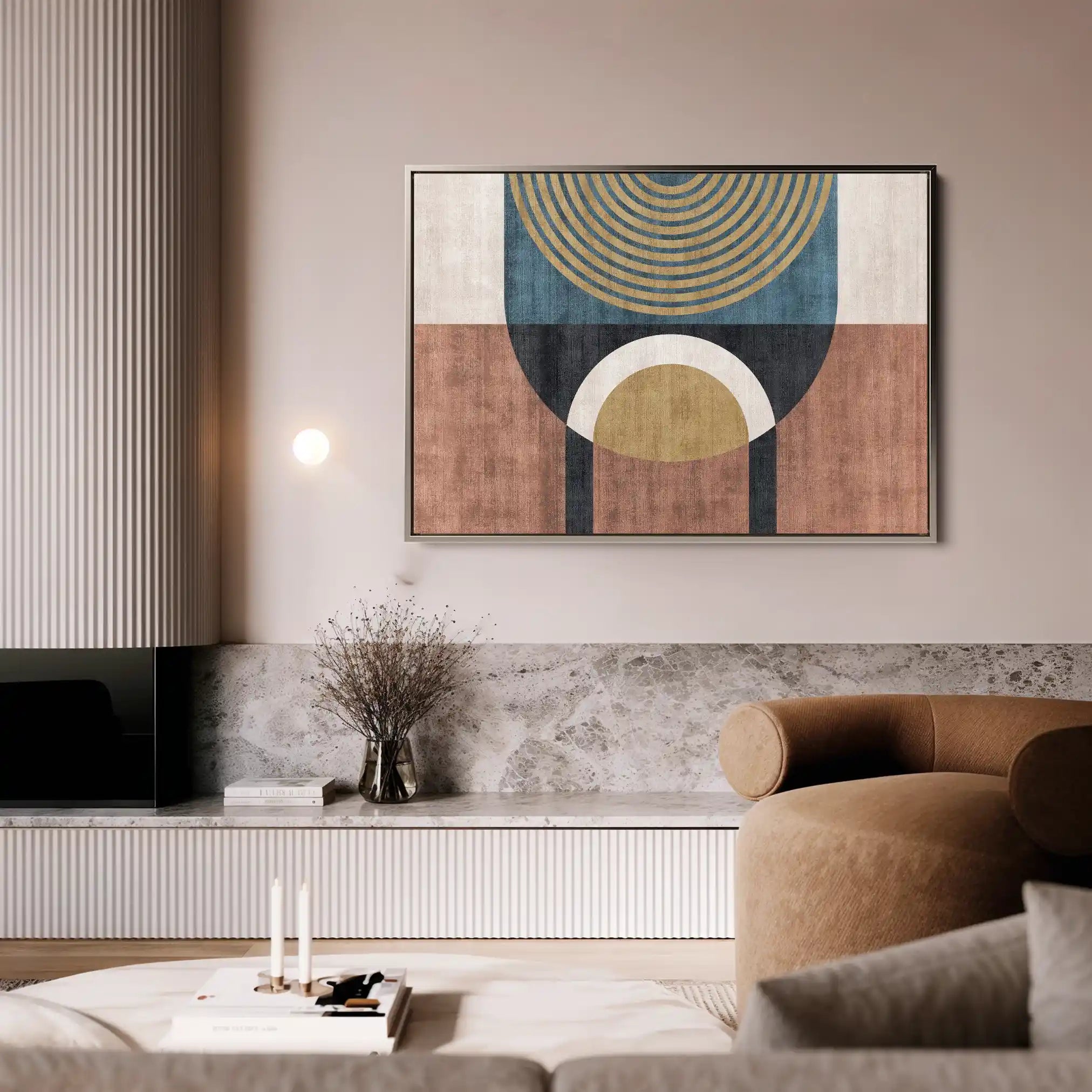 Boho 249 Canvas Art 90 x 60 cm / Stretched on hidden frame