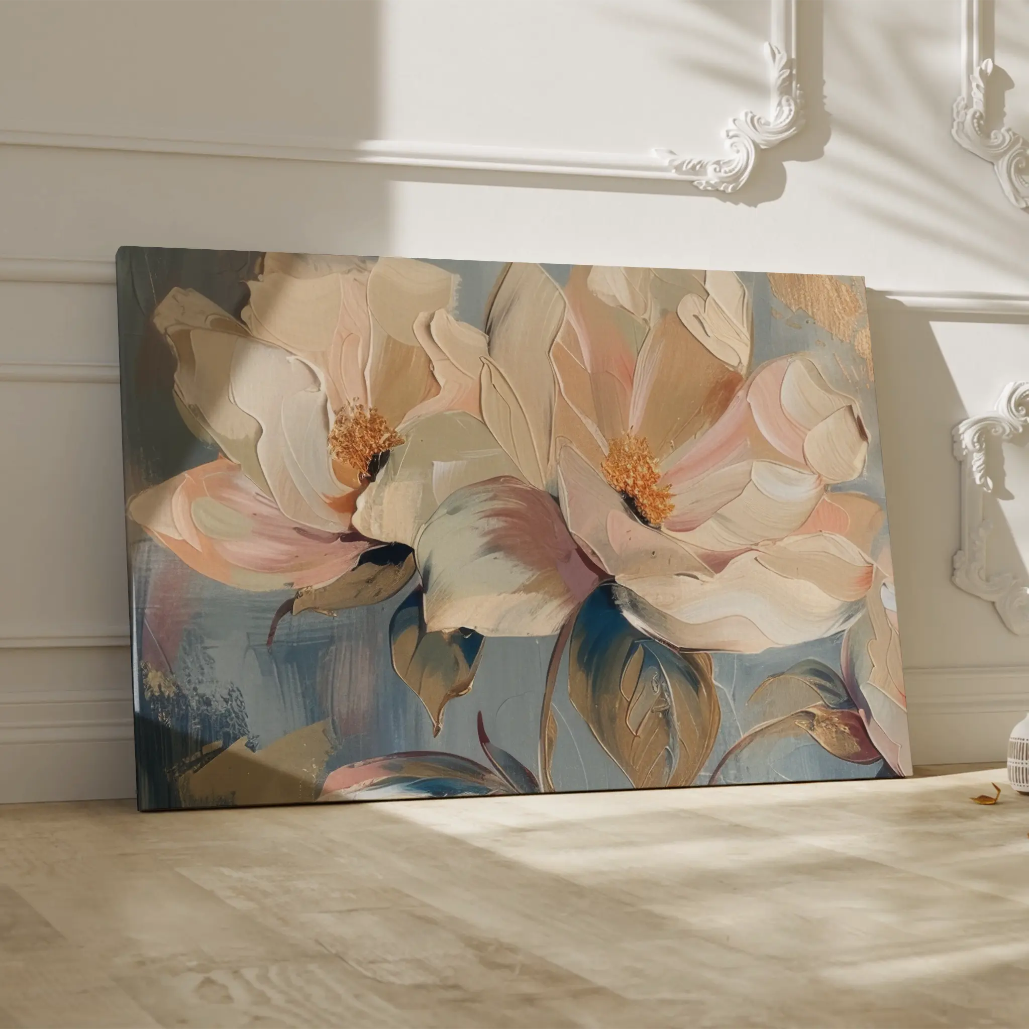 Floral Canvas Wall Art WAD249-F 90 x 60 cm / Stretched on hidden frame