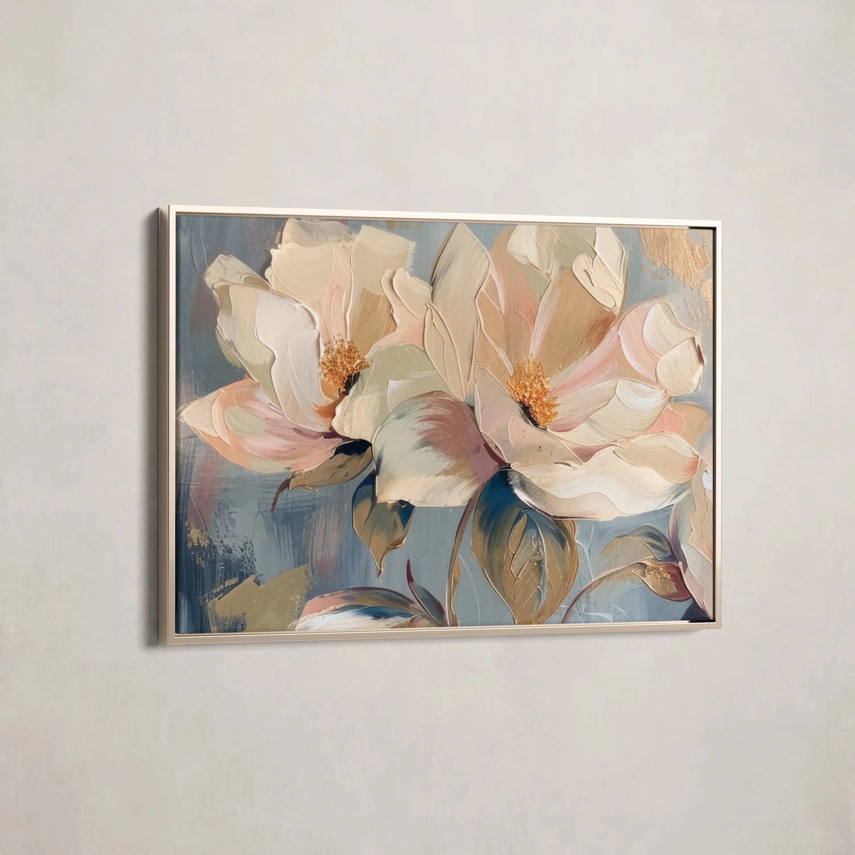 Floral Canvas Wall Art WAD249-F 90 x 60 cm / Stretched on hidden frame