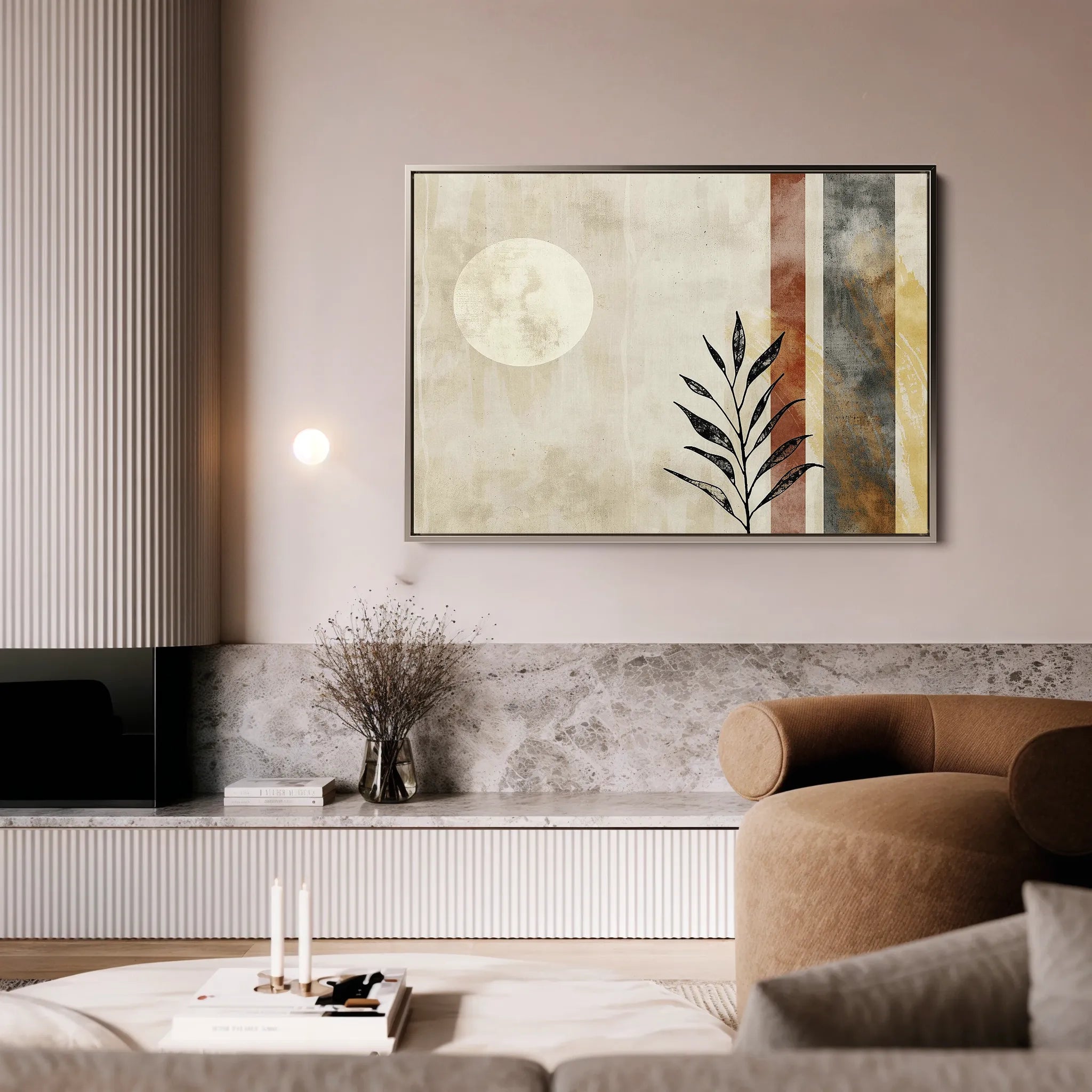 Boho Canvas Wall Art WAD250-BH 90 x 60 cm / Stretched on hidden frame