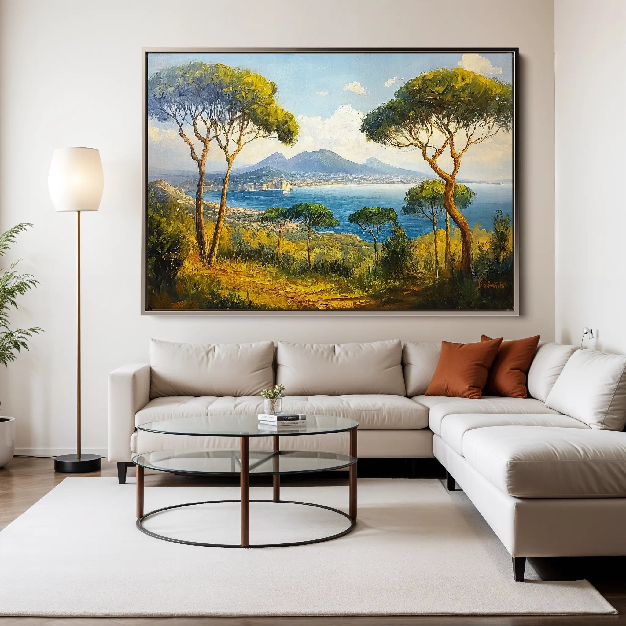 Landscape Canvas Wall Art WAD250-L 90 x 60 cm / Stretched on hidden frame