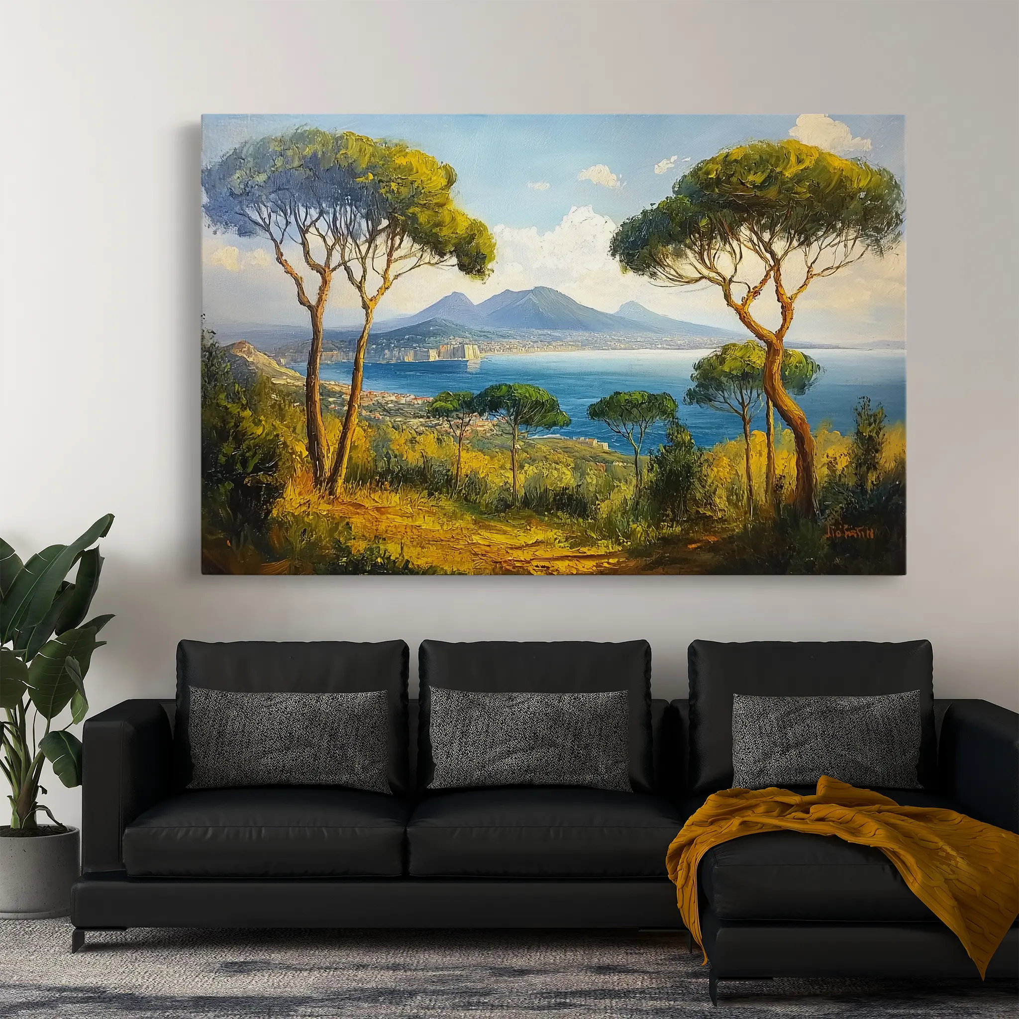 Landscape Canvas Wall Art WAD250-L 90 x 60 cm / Stretched on hidden frame