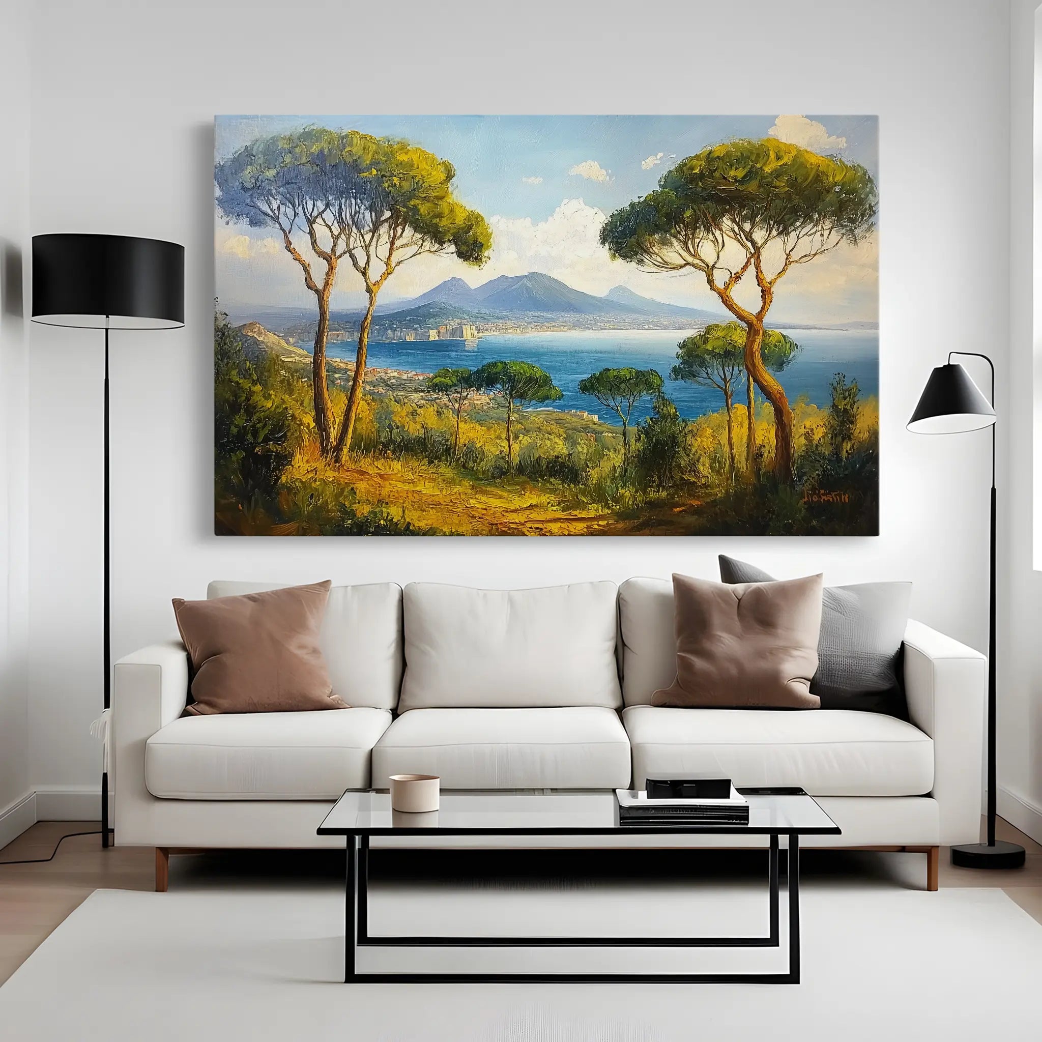 Landscape Canvas Wall Art WAD250-L 90 x 60 cm / Stretched on hidden frame