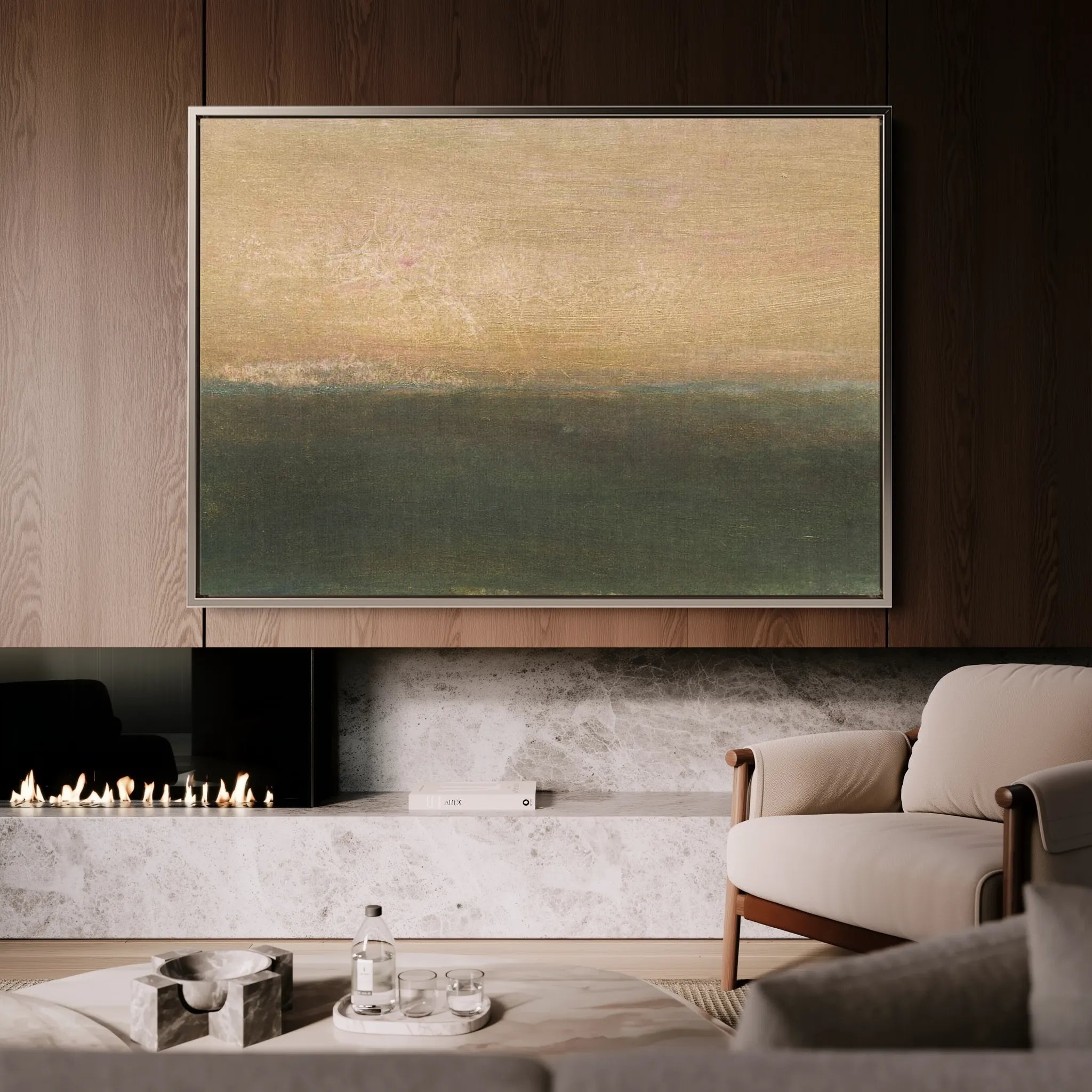 Abstract Canvas Wall Art WAD251-A 90 x 60 cm / Stretched on hidden frame