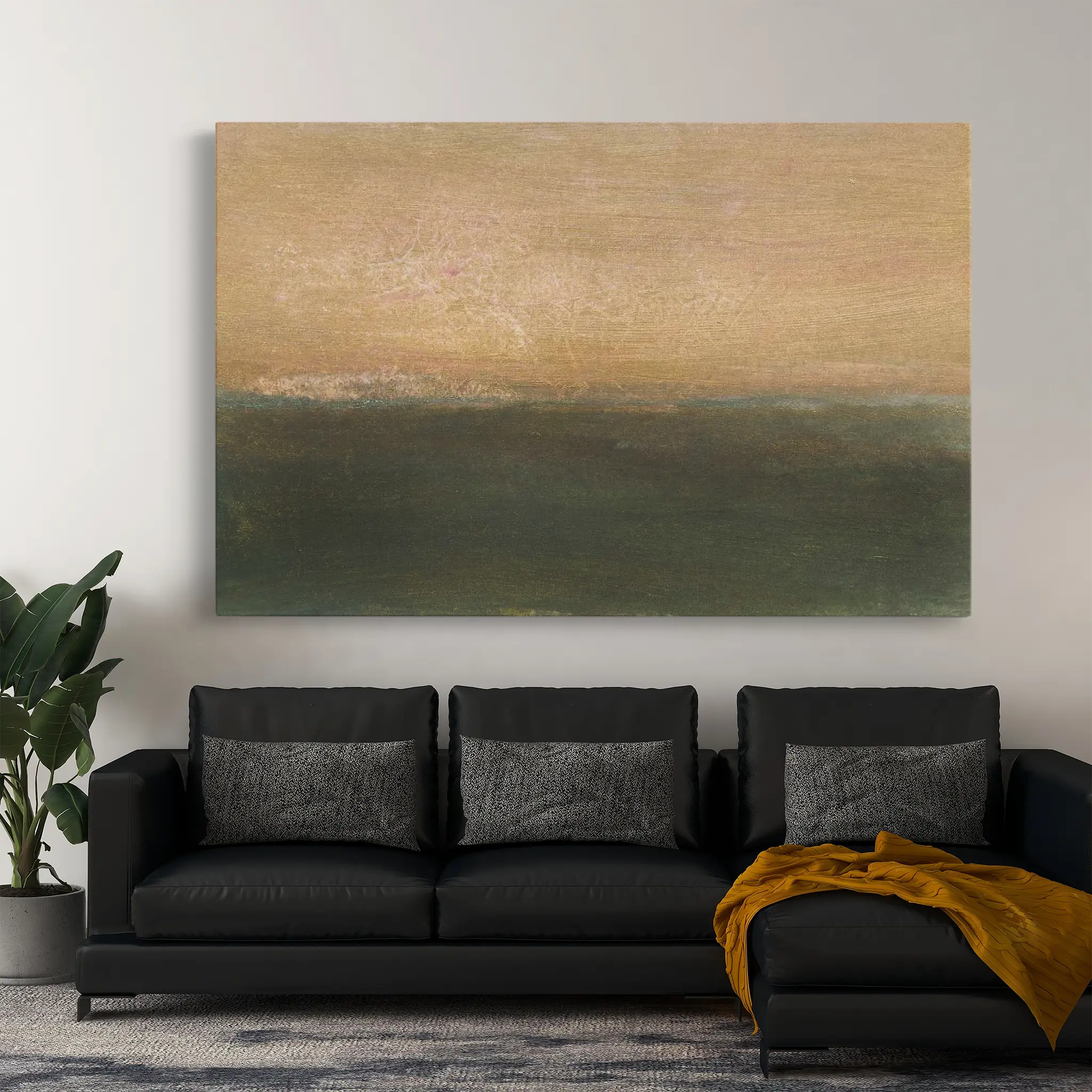 Abstract Canvas Wall Art WAD251-A 90 x 60 cm / Stretched on hidden frame