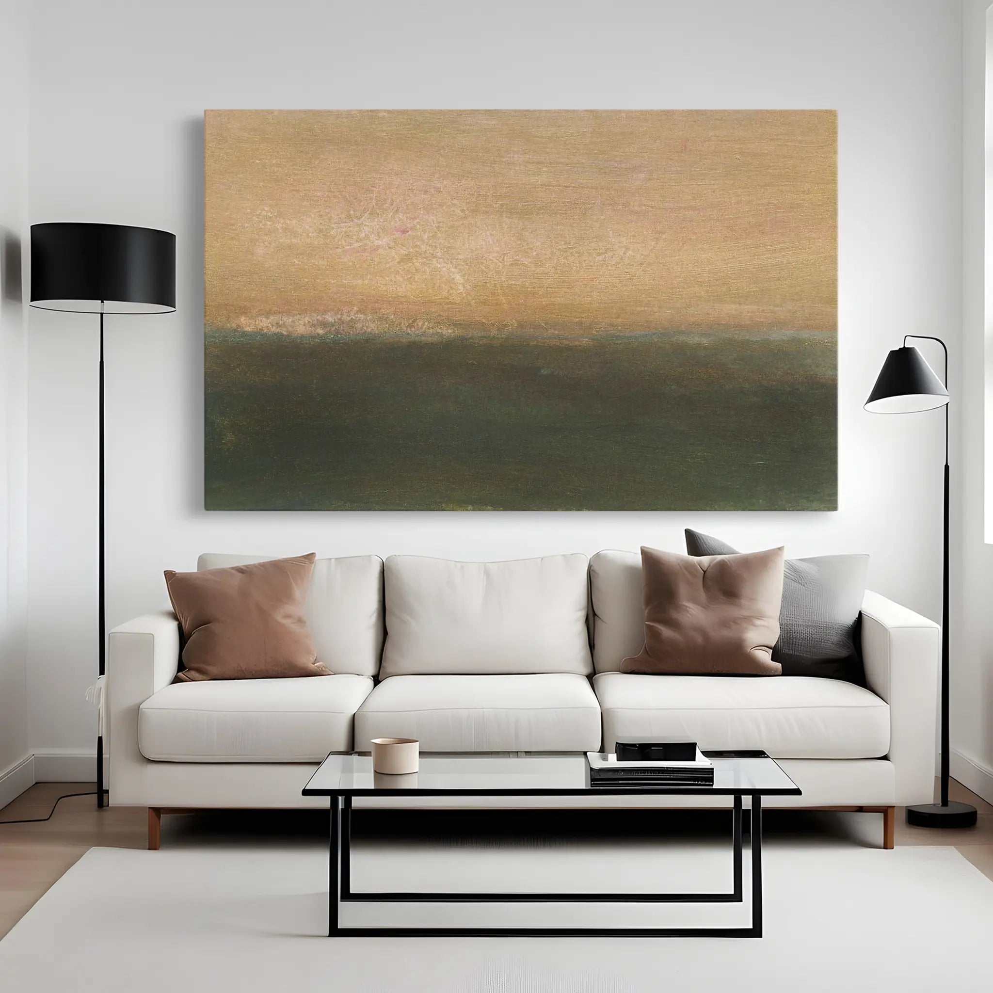 Abstract Canvas Wall Art WAD251-A 90 x 60 cm / Stretched on hidden frame