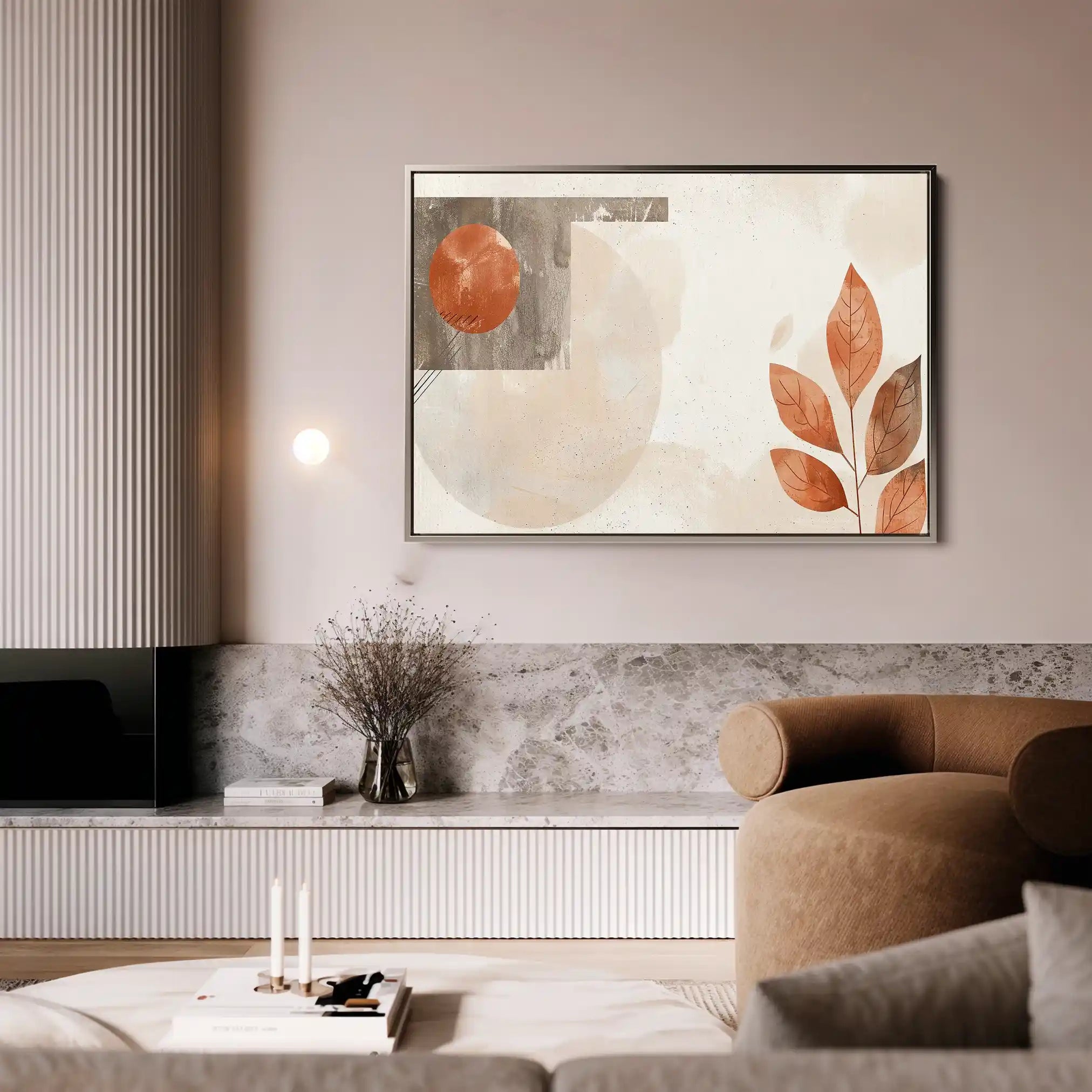 Boho 251 Canvas Art 90 x 60 cm / Stretched on hidden frame