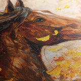 Horses 251 Canvas Art 90 x 60 cm / Stretched on hidden frame