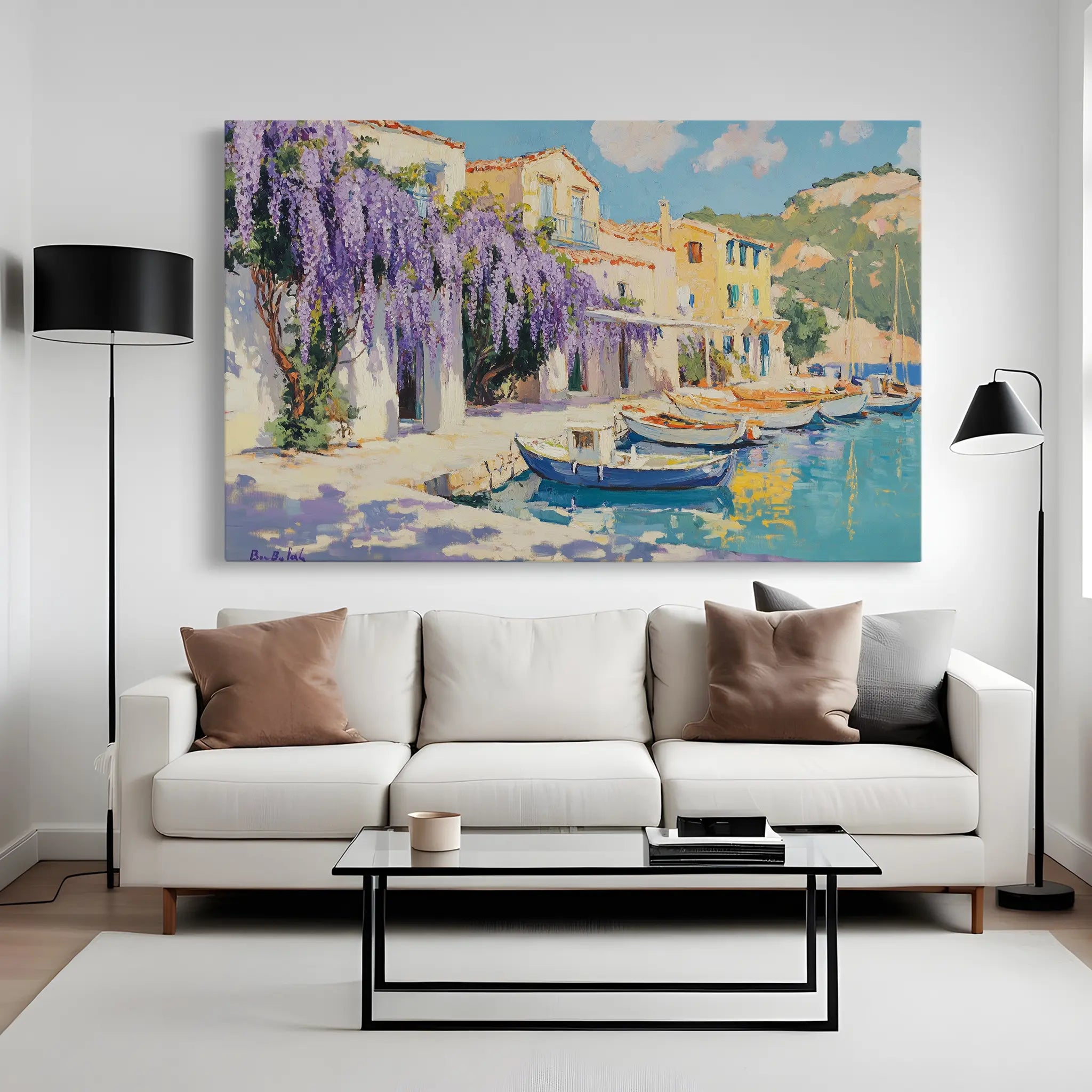 Landscape Canvas Wall Art WAD251-L 90 x 60 cm / Stretched on hidden frame