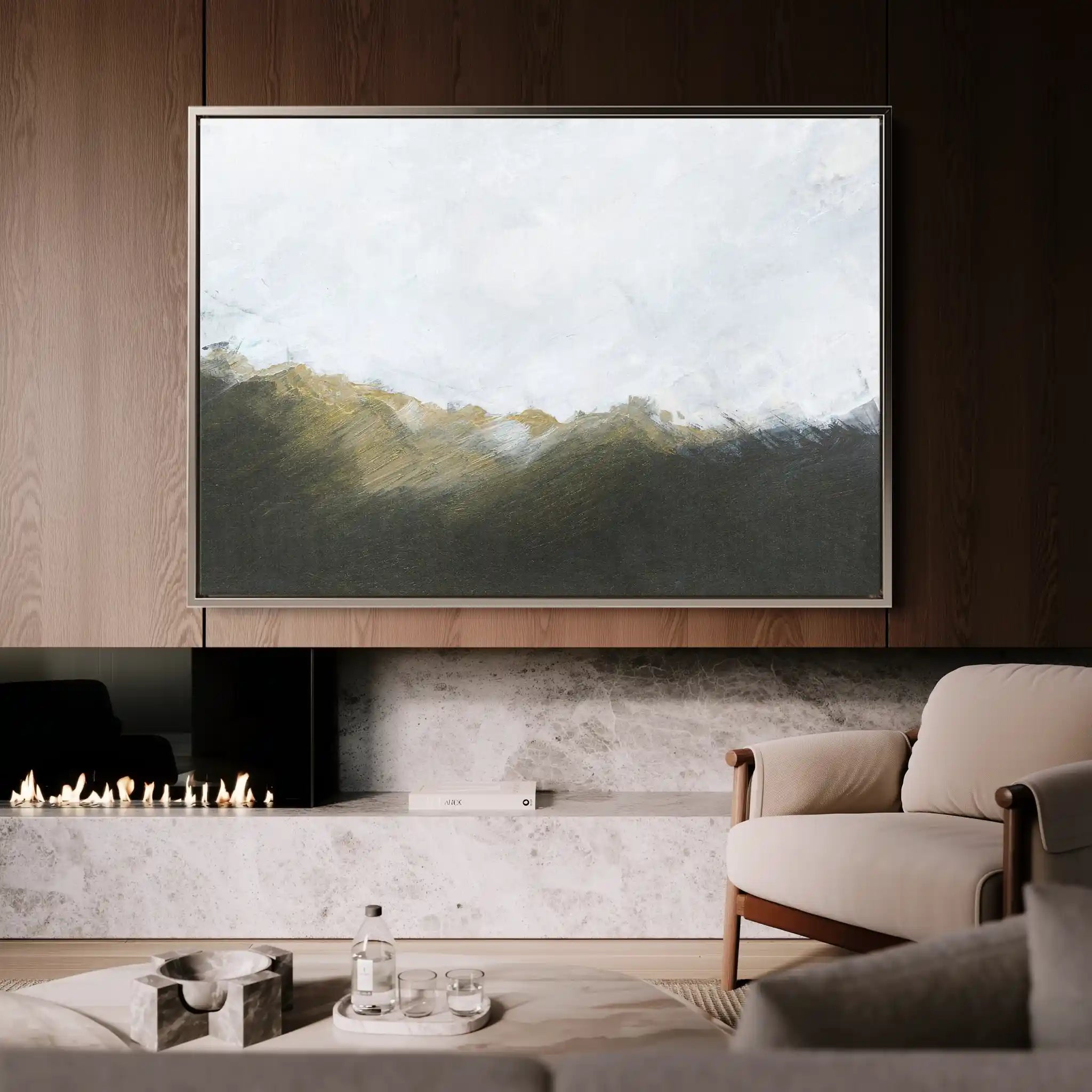 Abstract 252 Canvas Art 60 x 40 cm / Stretched on hidden frame