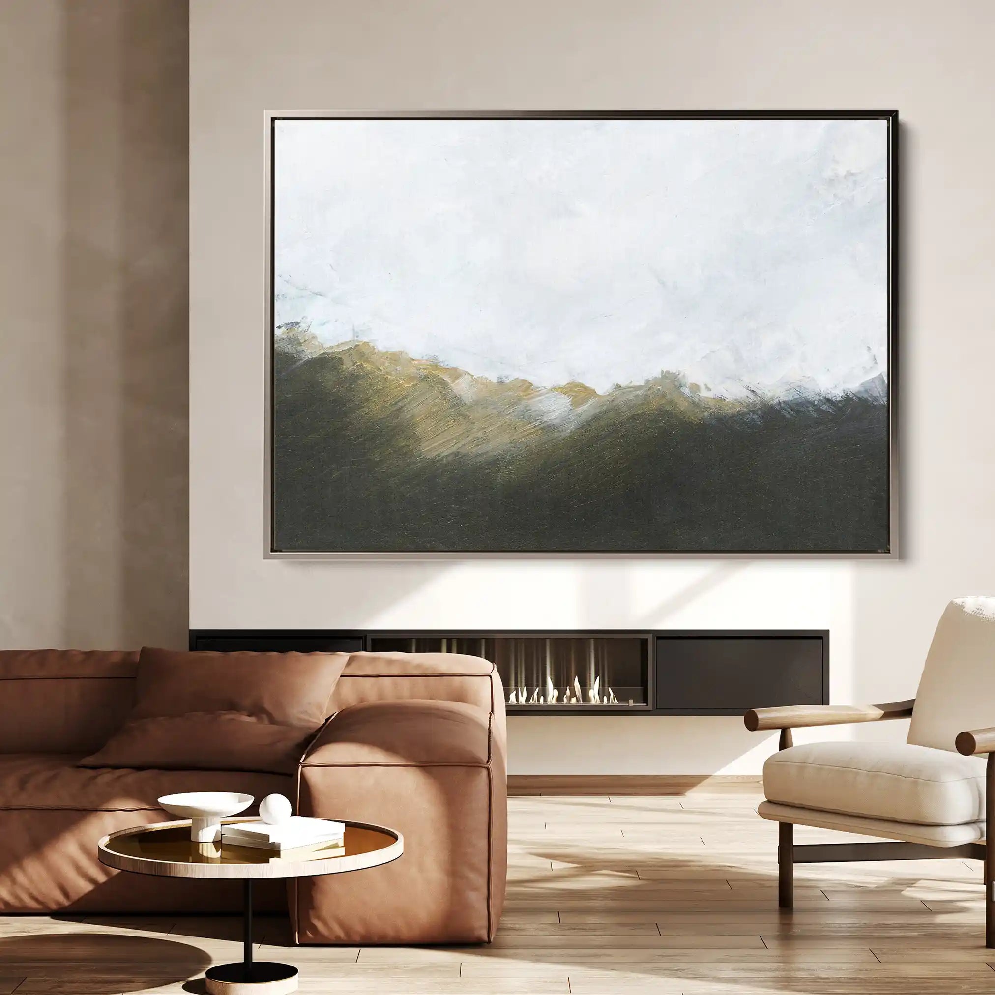 Abstract 252 Canvas Art 60 x 40 cm / Stretched on hidden frame