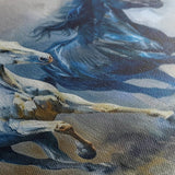 Horses 252 Canvas Art 90 x 60 cm / Stretched on hidden frame