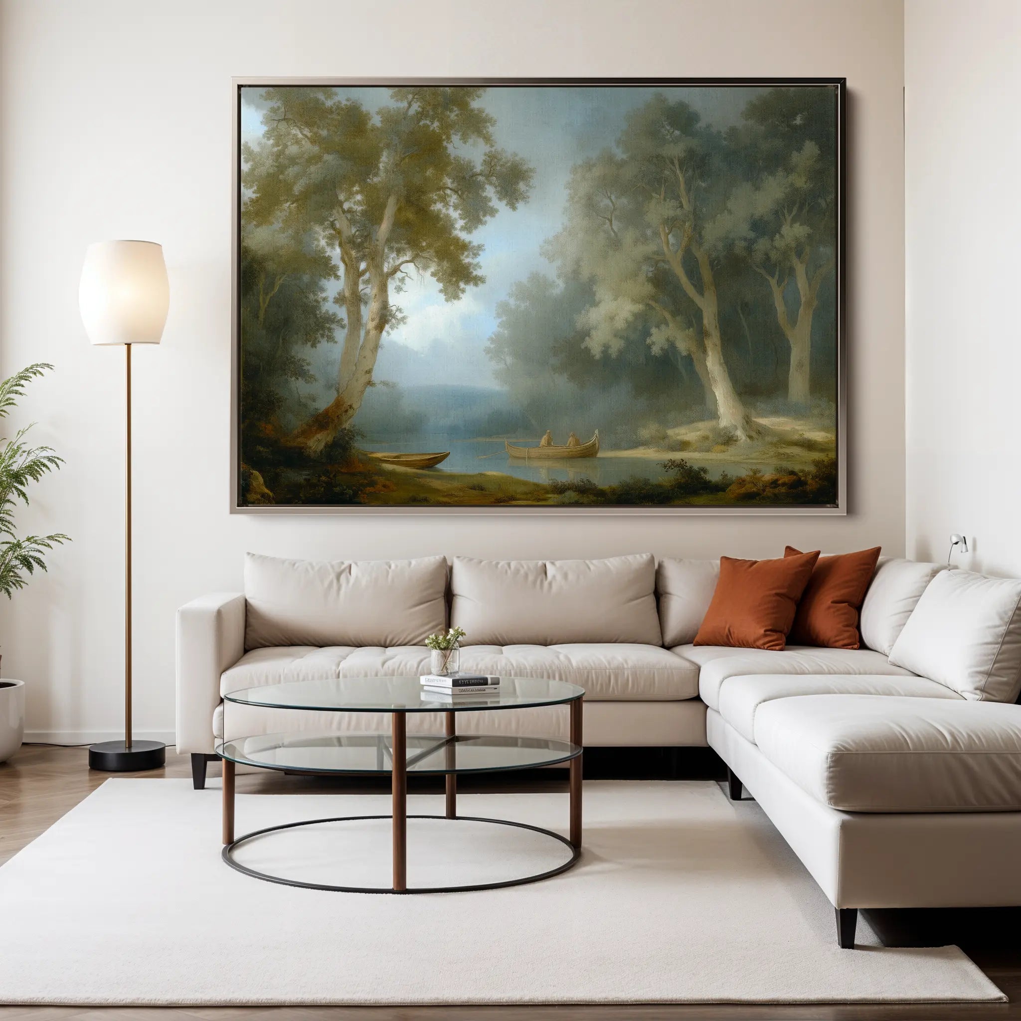 Landscape Canvas Wall Art WAD252-L 90 x 60 cm / Stretched on hidden frame