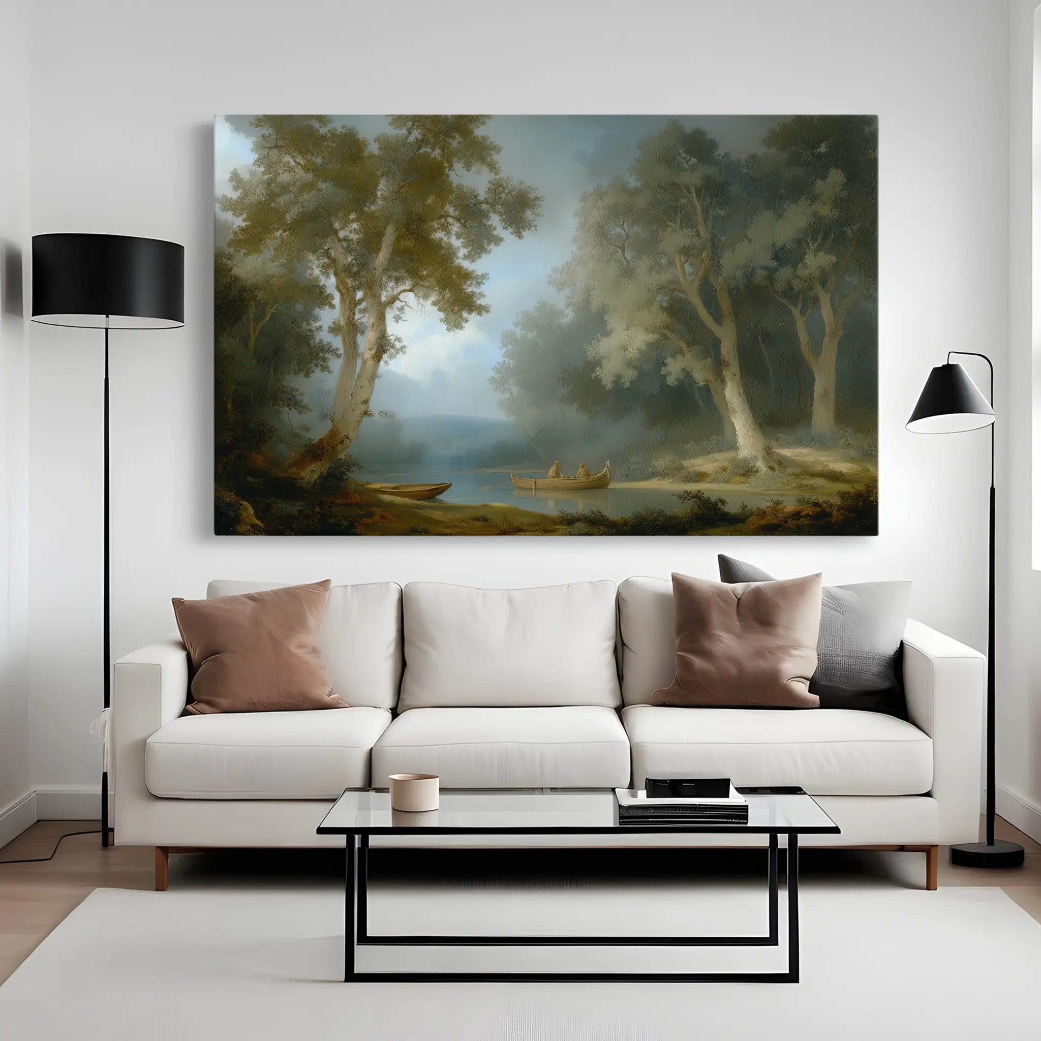 Landscape Canvas Wall Art WAD252-L 90 x 60 cm / Stretched on hidden frame