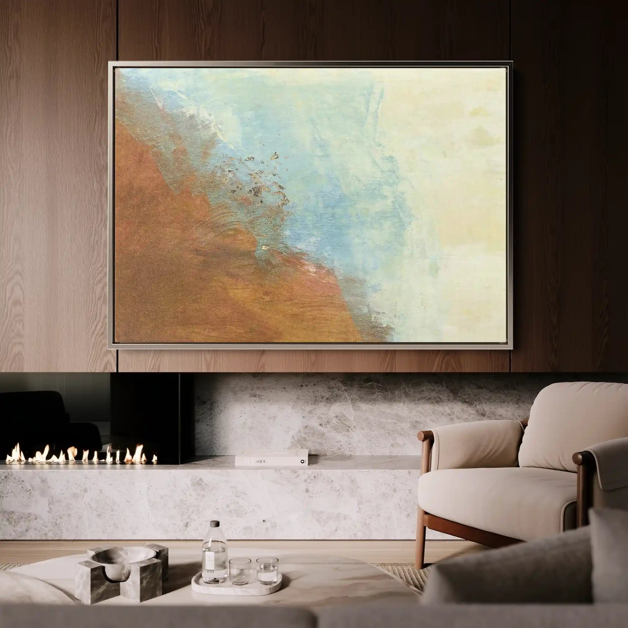 Abstract 253 Canvas Art 60 x 40 cm / Stretched on hidden frame