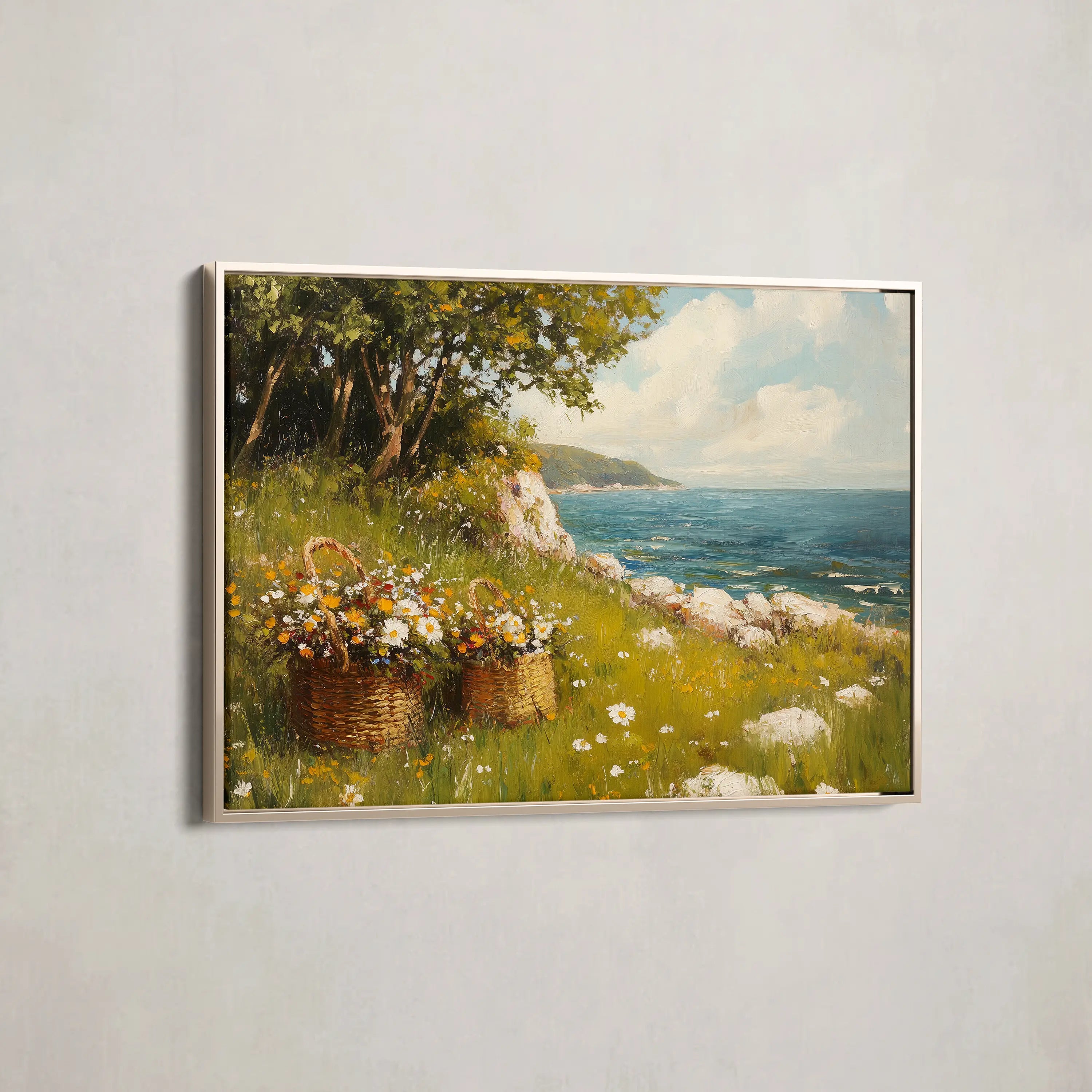 Landscape Canvas Wall Art WAD253-L 90 x 60 cm / Stretched on hidden frame