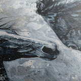 Horses 254 Canvas Art 90 x 60 cm / Stretched on hidden frame
