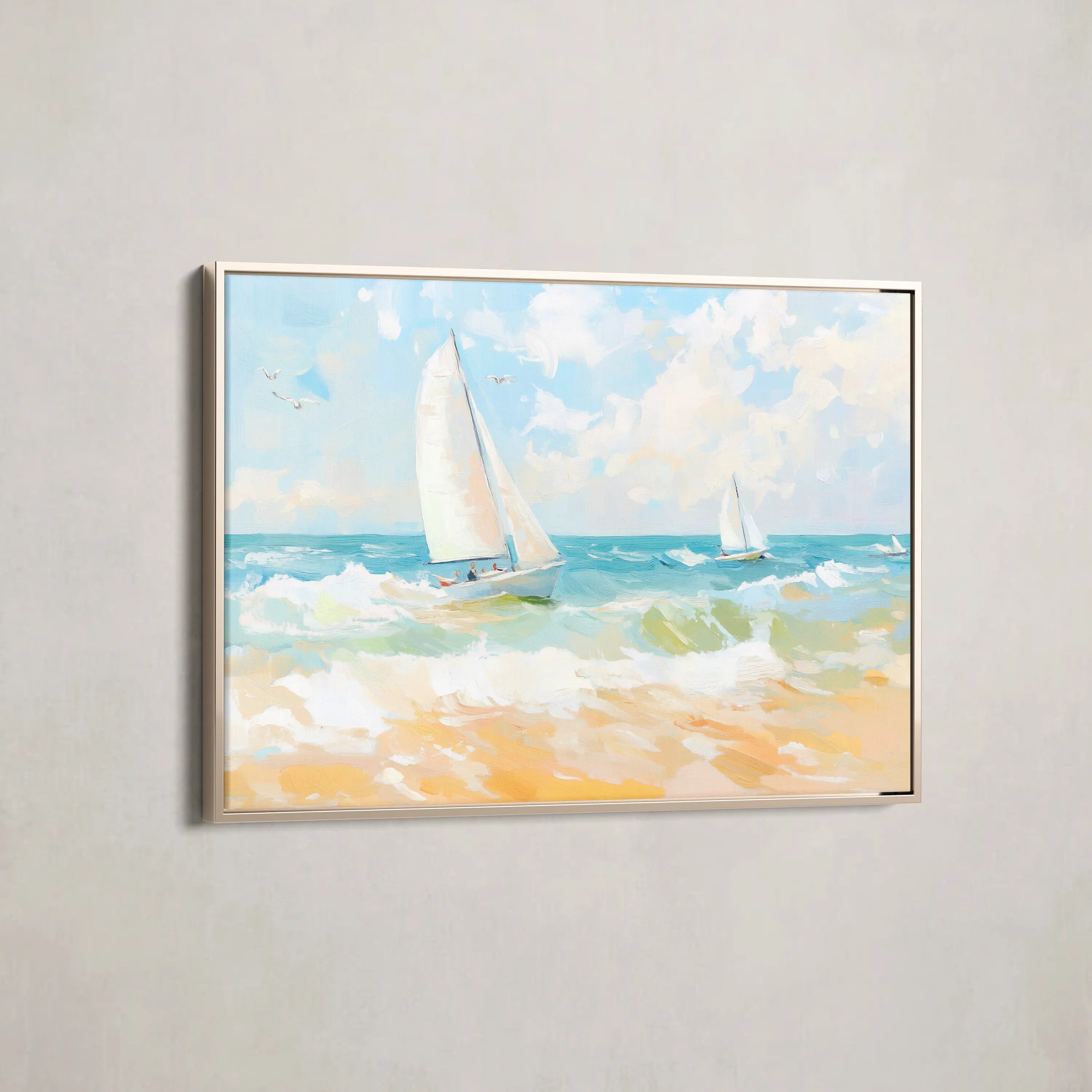 Landscape Canvas Wall Art WAD254-L 90 x 60 cm / Stretched on hidden frame