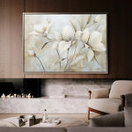 Floral Canvas Wall Art WAD255-F 90 x 60 cm / Stretched on hidden frame