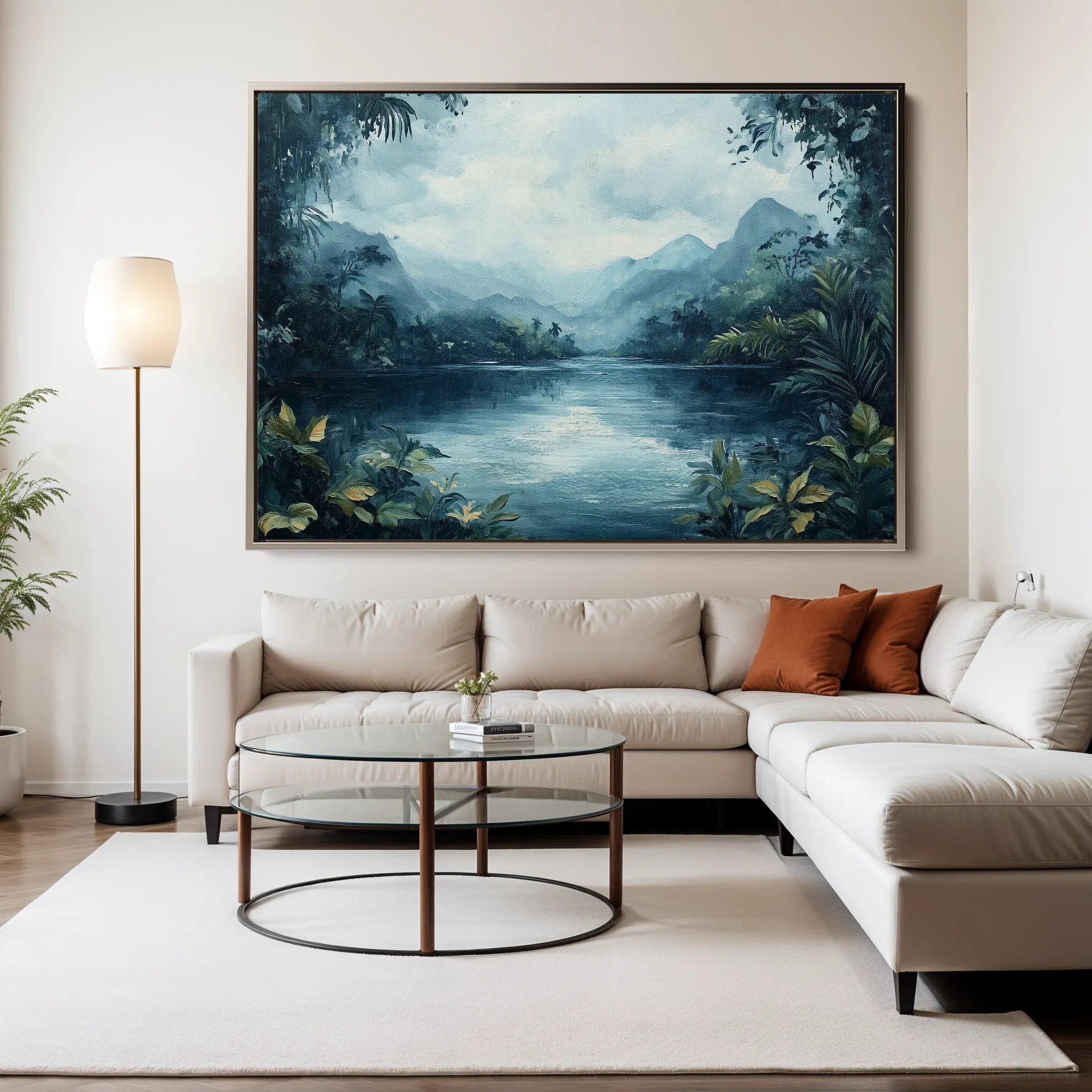 Landscape Canvas Wall Art WAD255-L 90 x 60 cm / Stretched on hidden frame