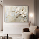Floral Canvas Wall Art WAD256-F 90 x 60 cm / Stretched on hidden frame