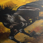 Horses 256 Canvas Art 90 x 60 cm / Stretched on hidden frame