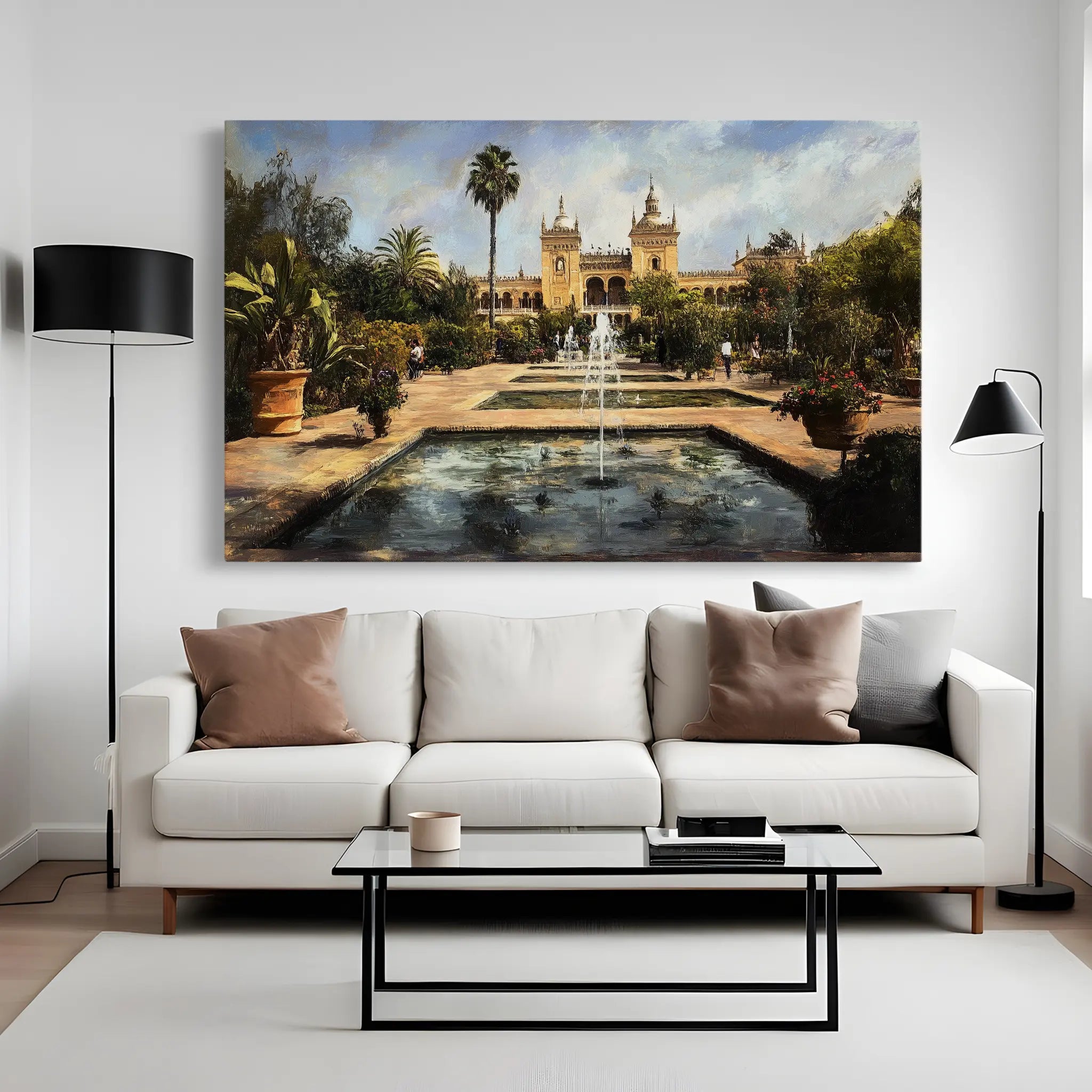 Landscape Canvas Wall Art WAD256-L 90 x 60 cm / Stretched on hidden frame