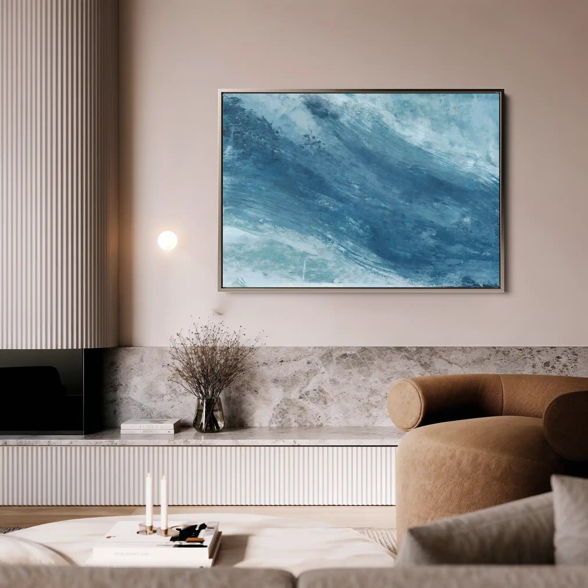 Abstract 257 Canvas Art 60 x 40 cm / Stretched on hidden frame