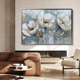 Floral Canvas Wall Art WAD257-F 90 x 60 cm / Stretched on hidden frame