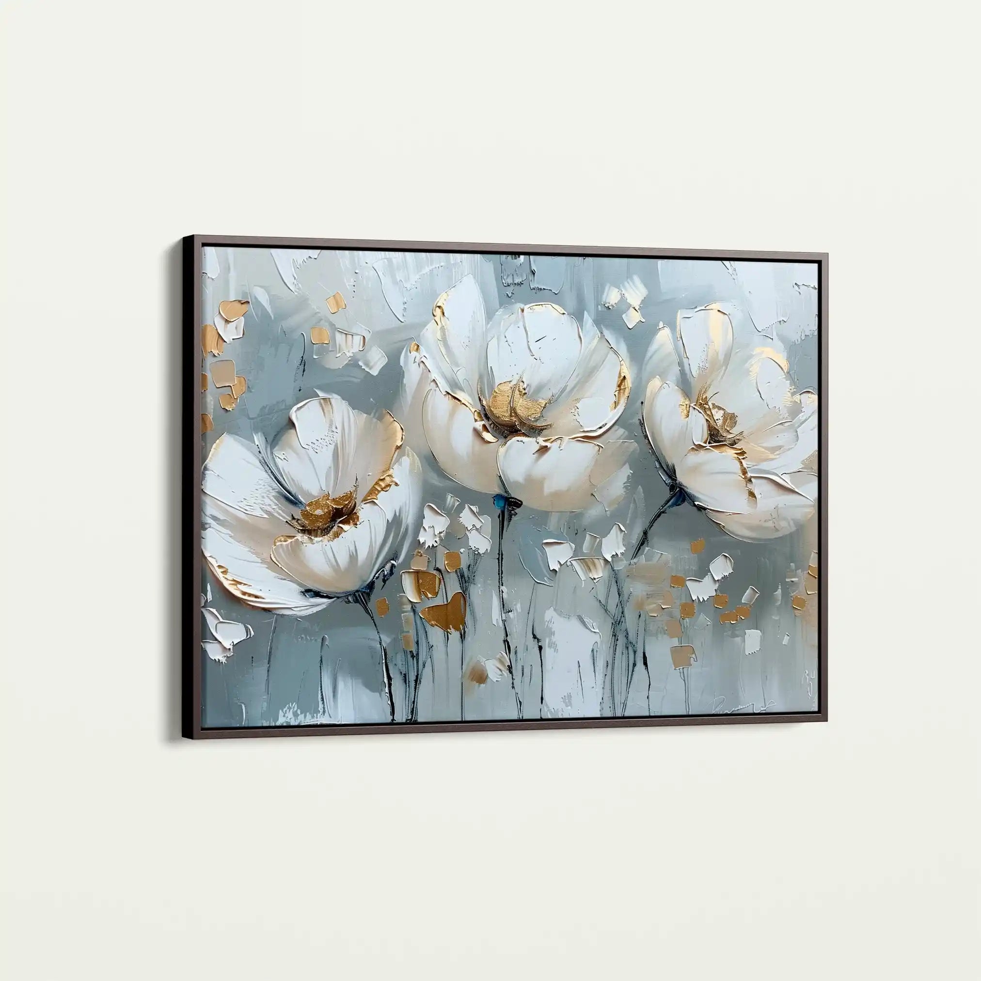 Floral Canvas Wall Art WAD257-F 90 x 60 cm / Stretched on hidden frame