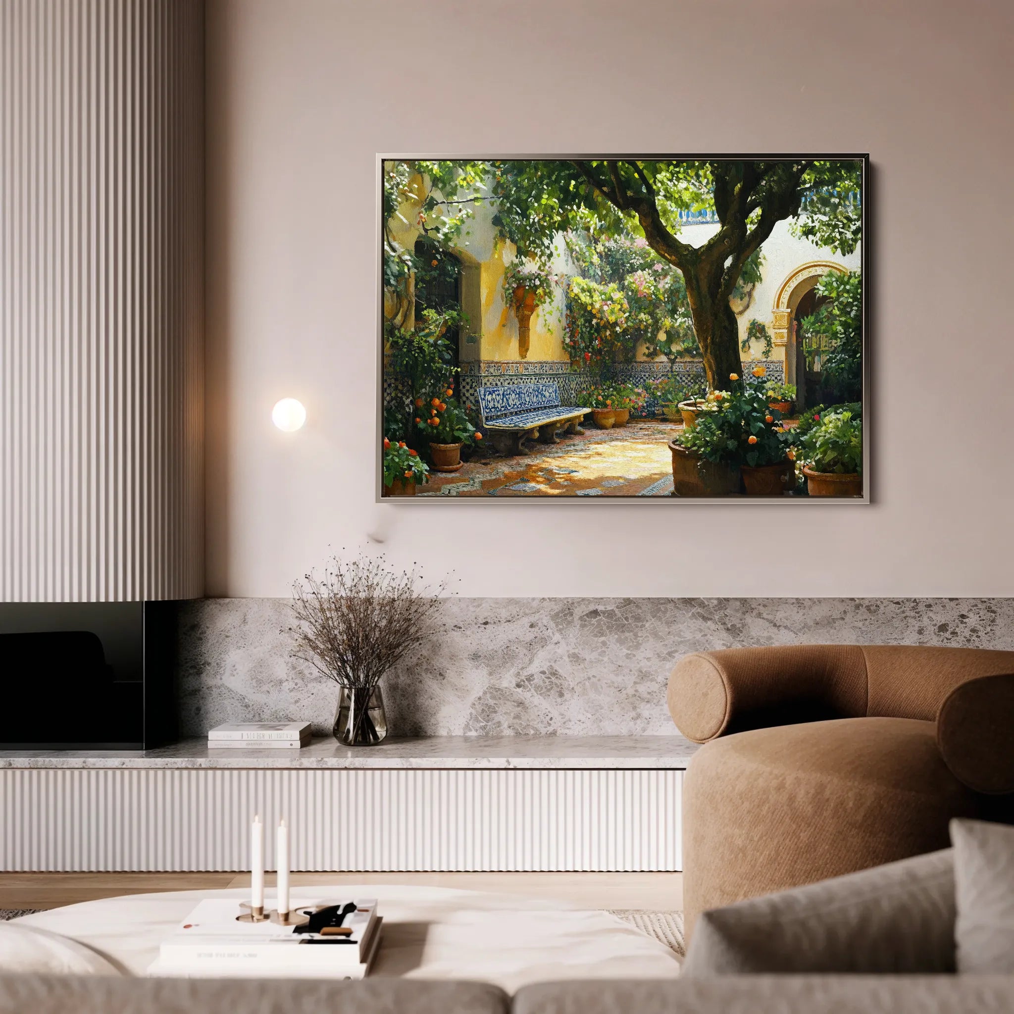 Landscape Canvas Wall Art WAD257-L 90 x 60 cm / Stretched on hidden frame