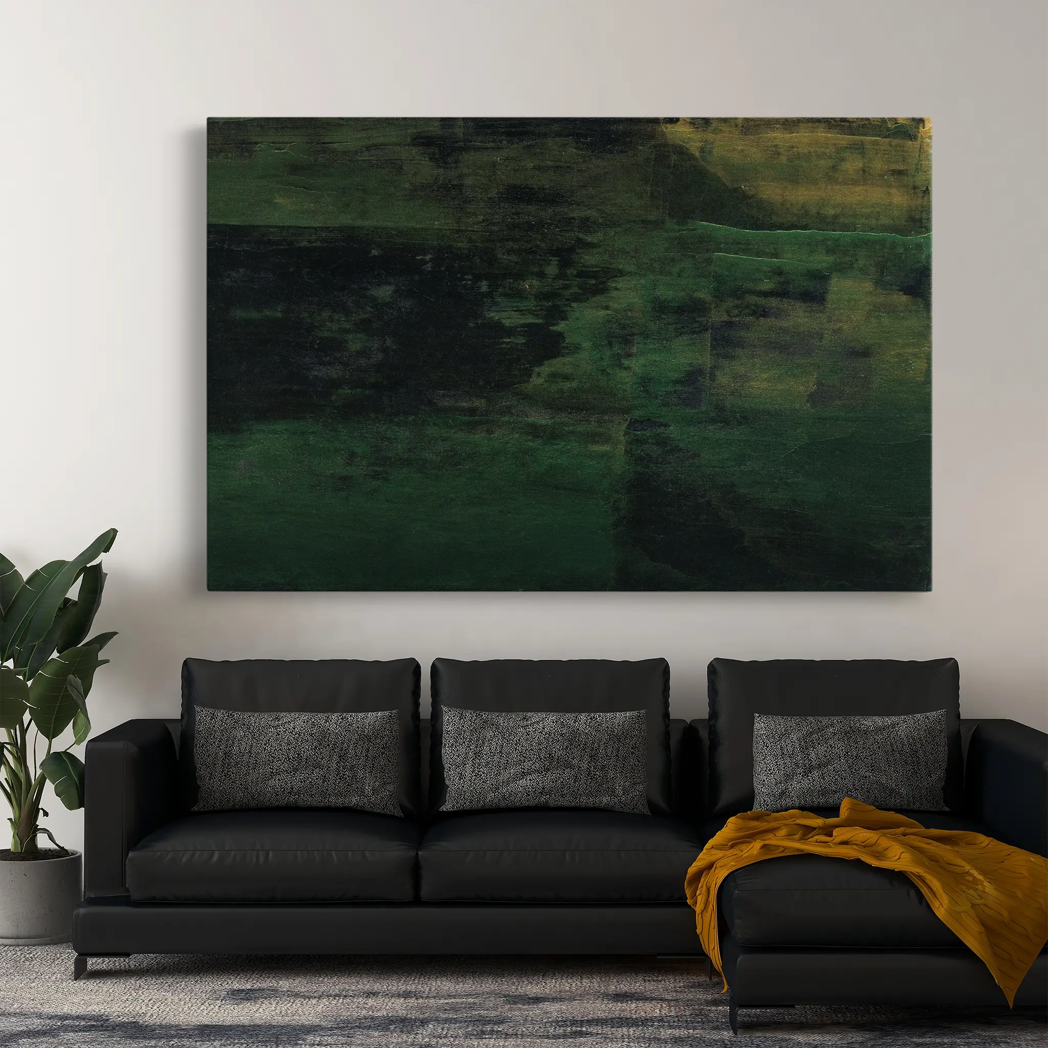 Abstract Canvas Wall Art WAD258-A 90 x 60 cm / Stretched on hidden frame