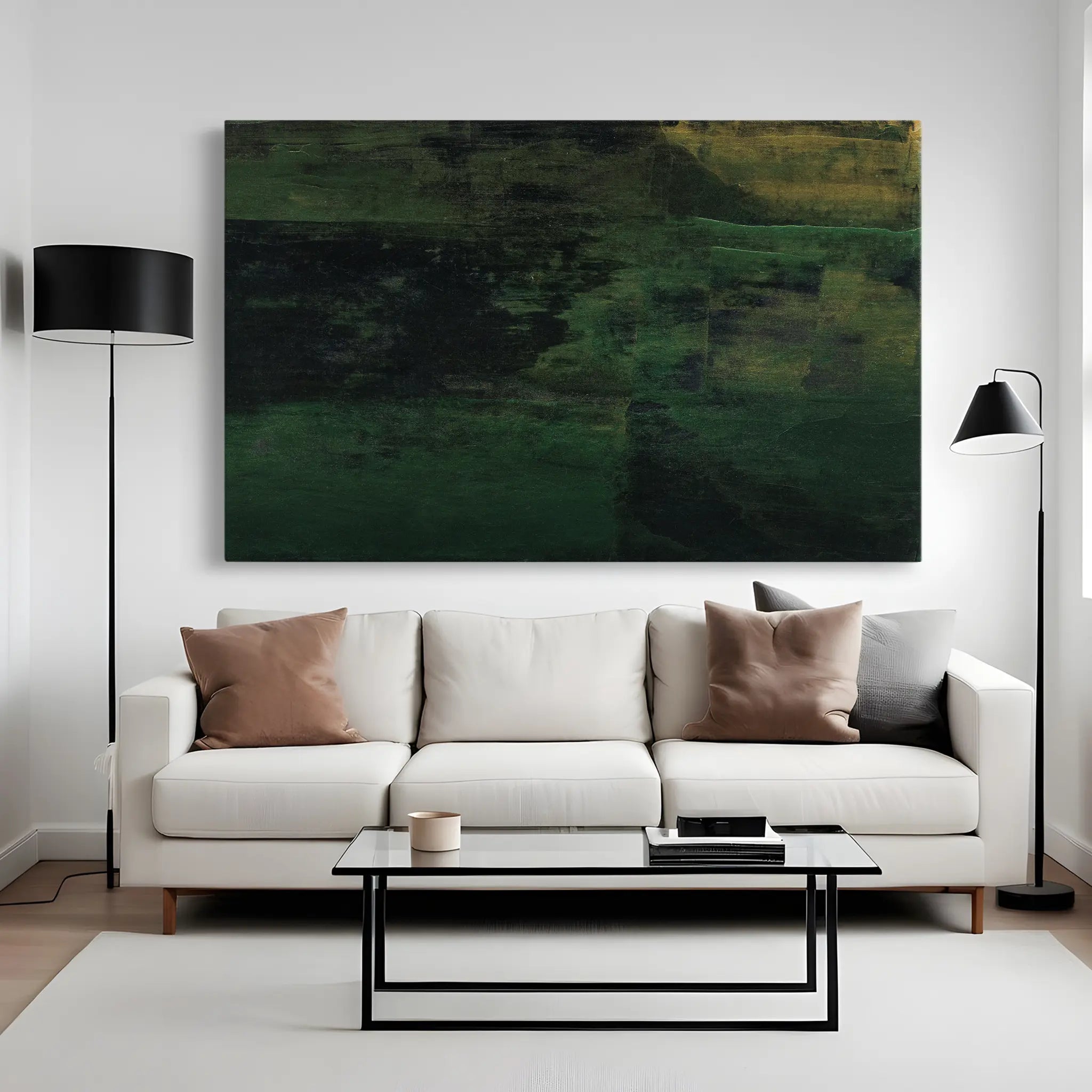 Abstract Canvas Wall Art WAD258-A 90 x 60 cm / Stretched on hidden frame