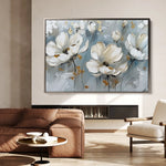 Floral Canvas Wall Art WAD258-F 90 x 60 cm / Stretched on hidden frame