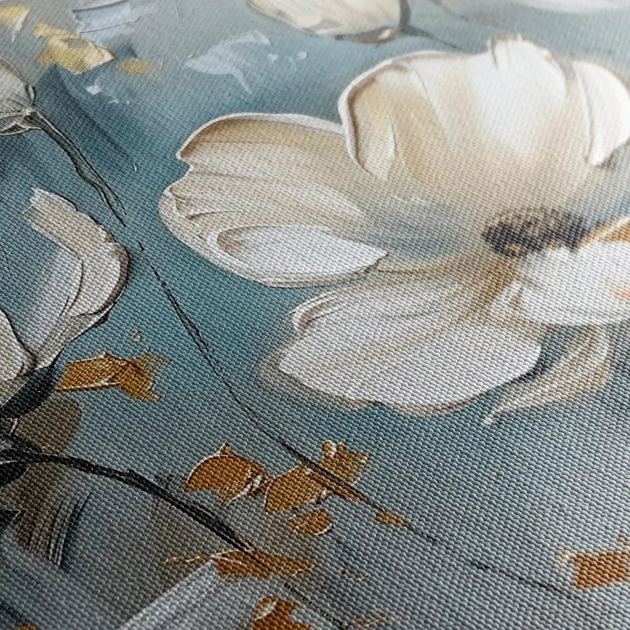 Floral Canvas Wall Art WAD258-F 90 x 60 cm / Stretched on hidden frame