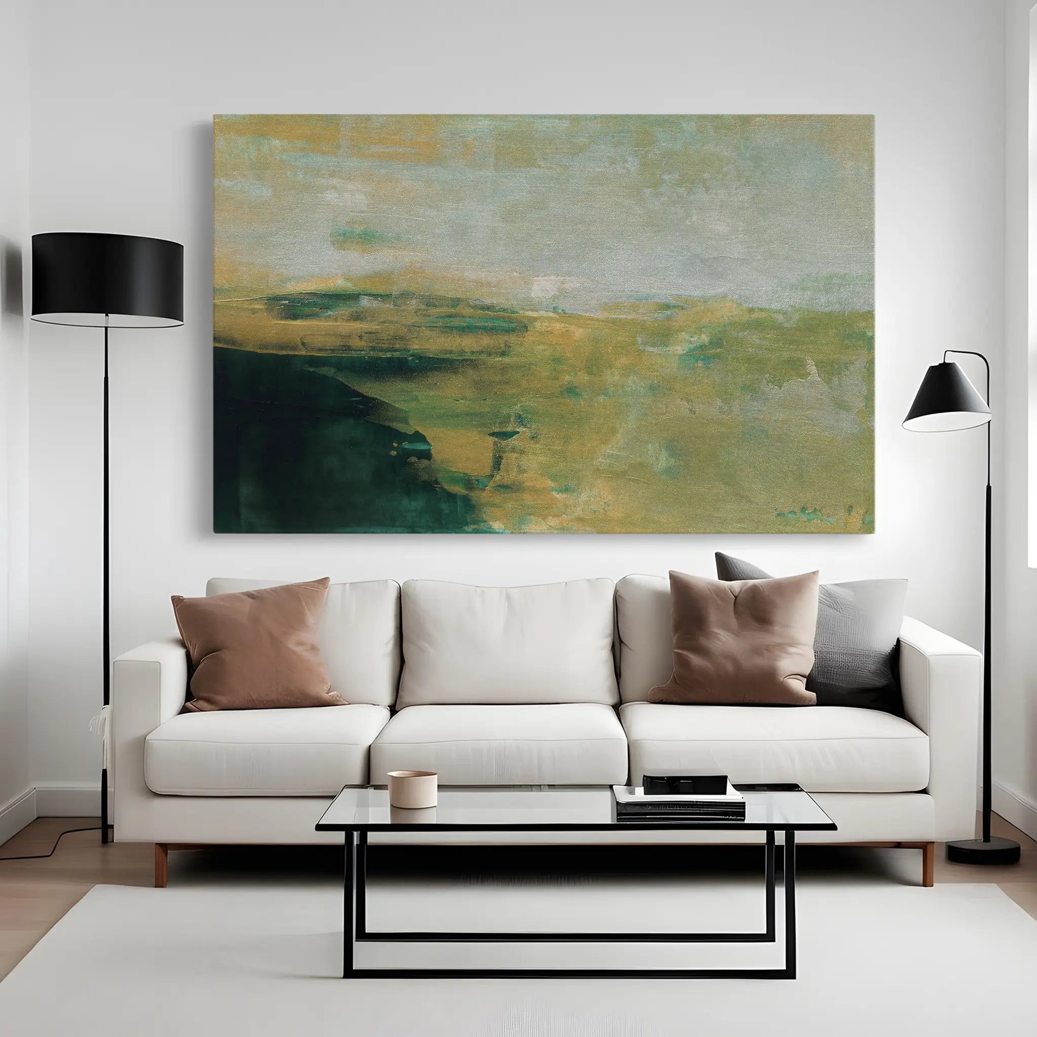 Abstract Canvas Wall Art WAD259-A 90 x 60 cm / Stretched on hidden frame