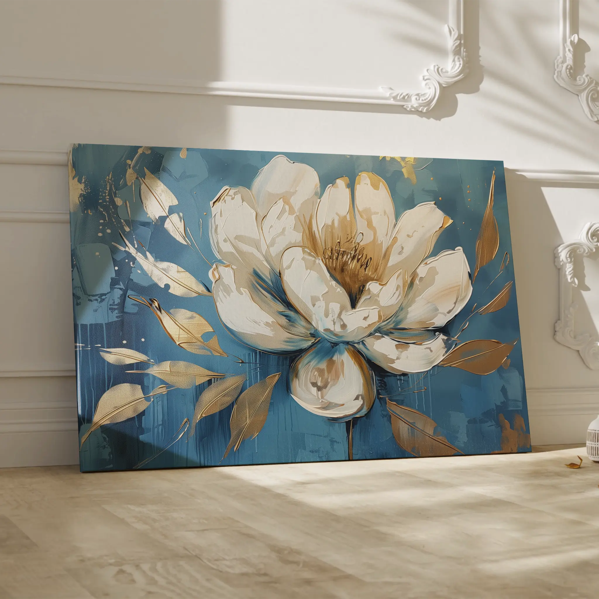 Floral Canvas Wall Art WAD259-F 90 x 60 cm / Stretched on hidden frame