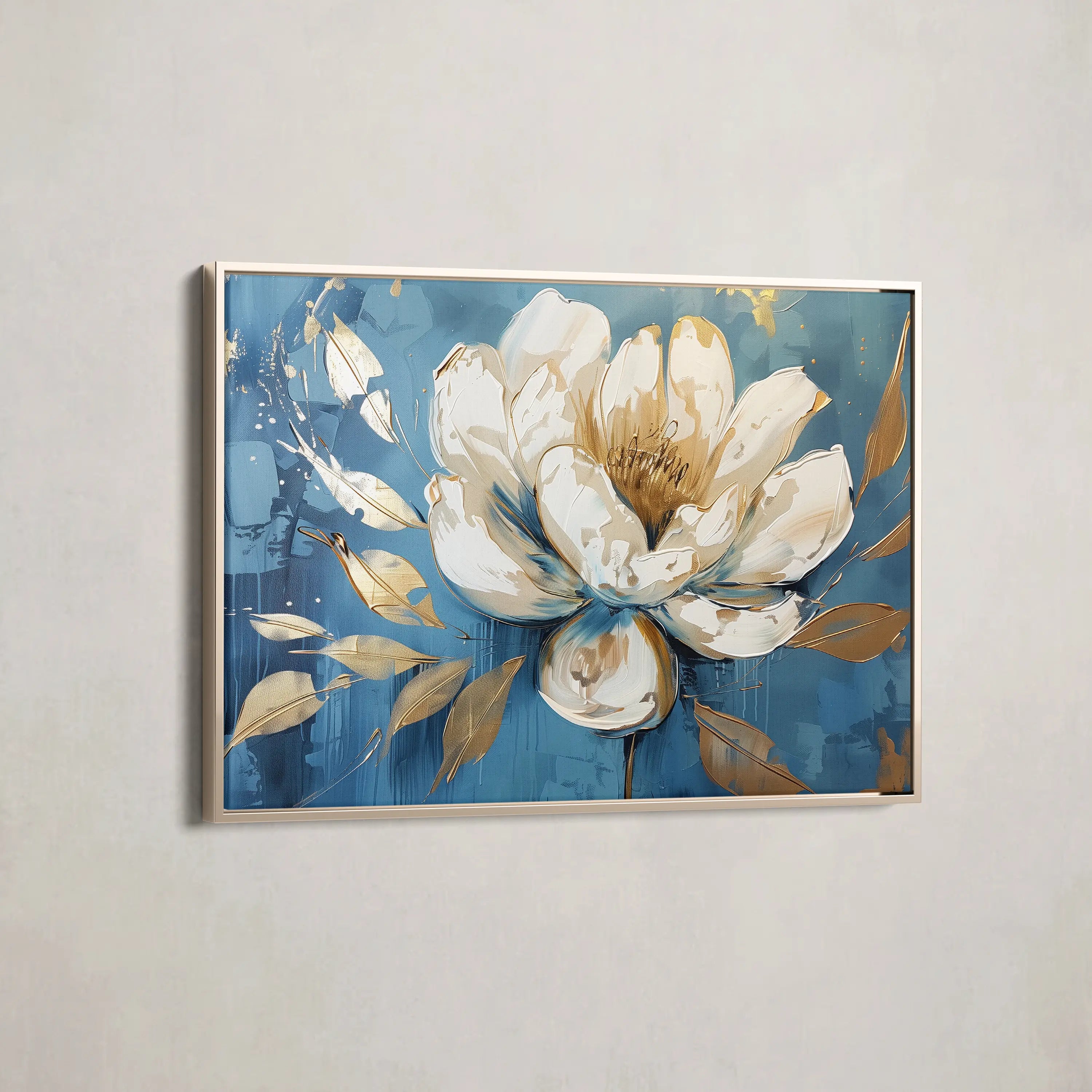 Floral Canvas Wall Art WAD259-F 90 x 60 cm / Stretched on hidden frame