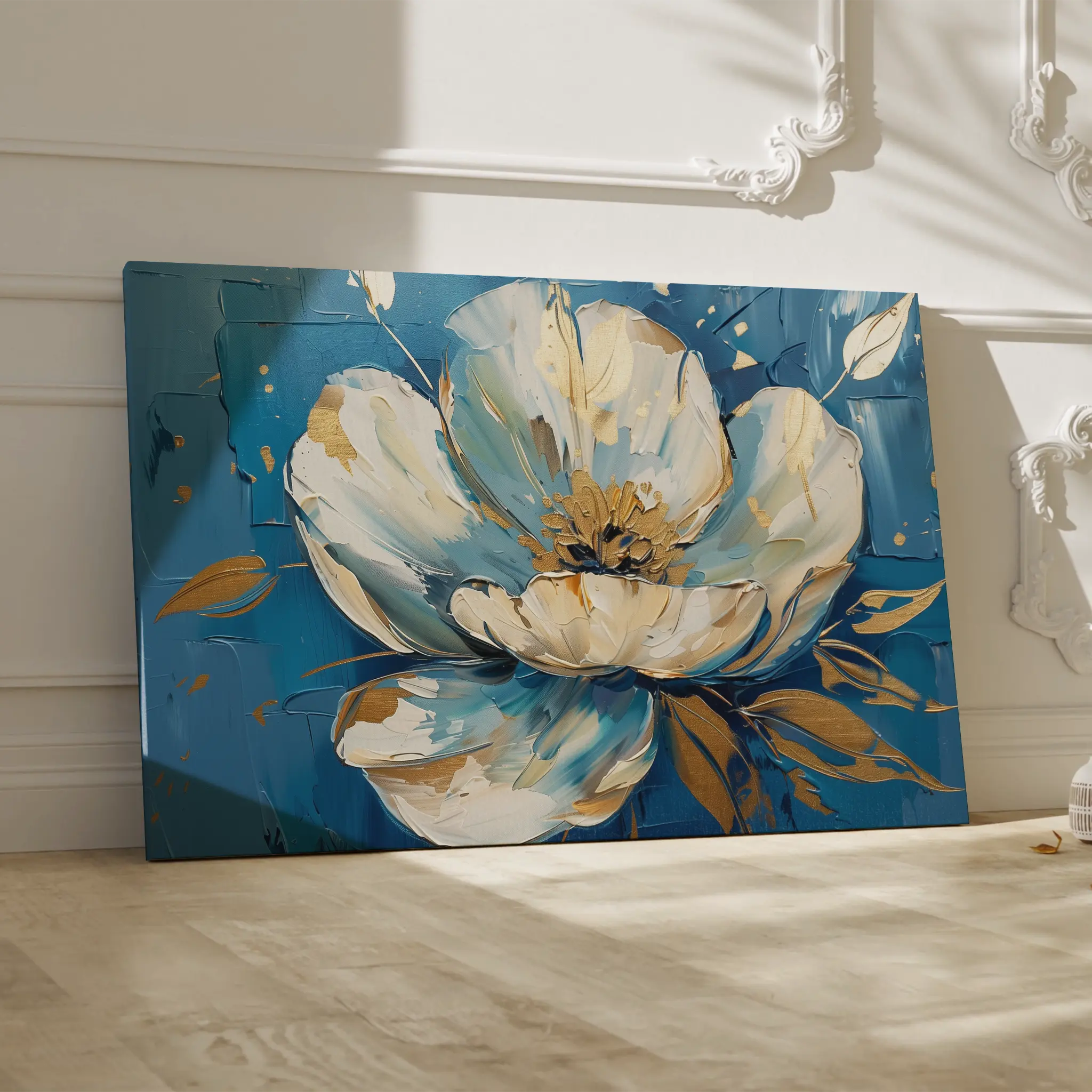 Floral Canvas Wall Art WAD260-F 90 x 60 cm / Stretched on hidden frame