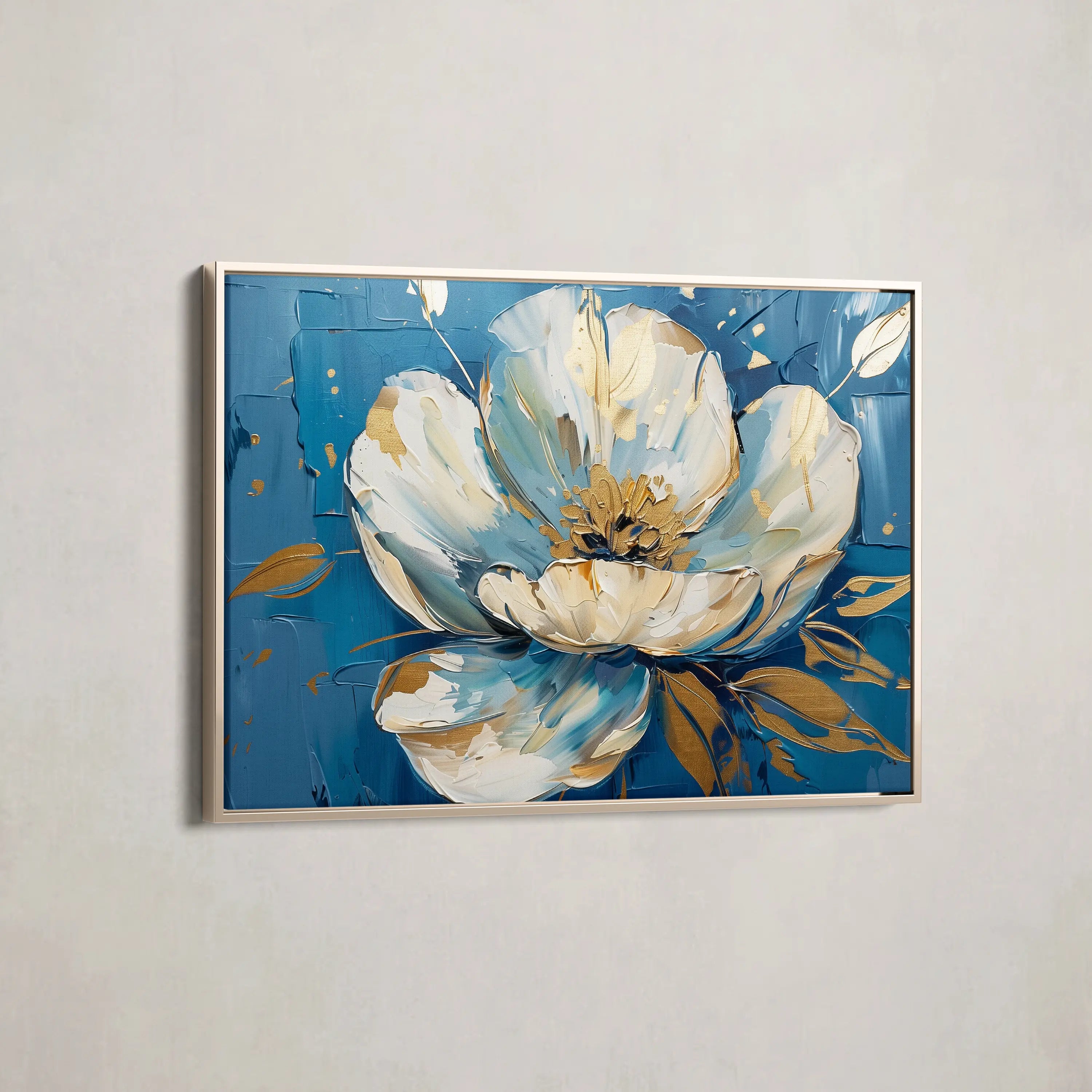 Floral Canvas Wall Art WAD260-F 90 x 60 cm / Stretched on hidden frame