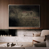 Abstract 261 Canvas Art 60 x 40 cm / Stretched on hidden frame
