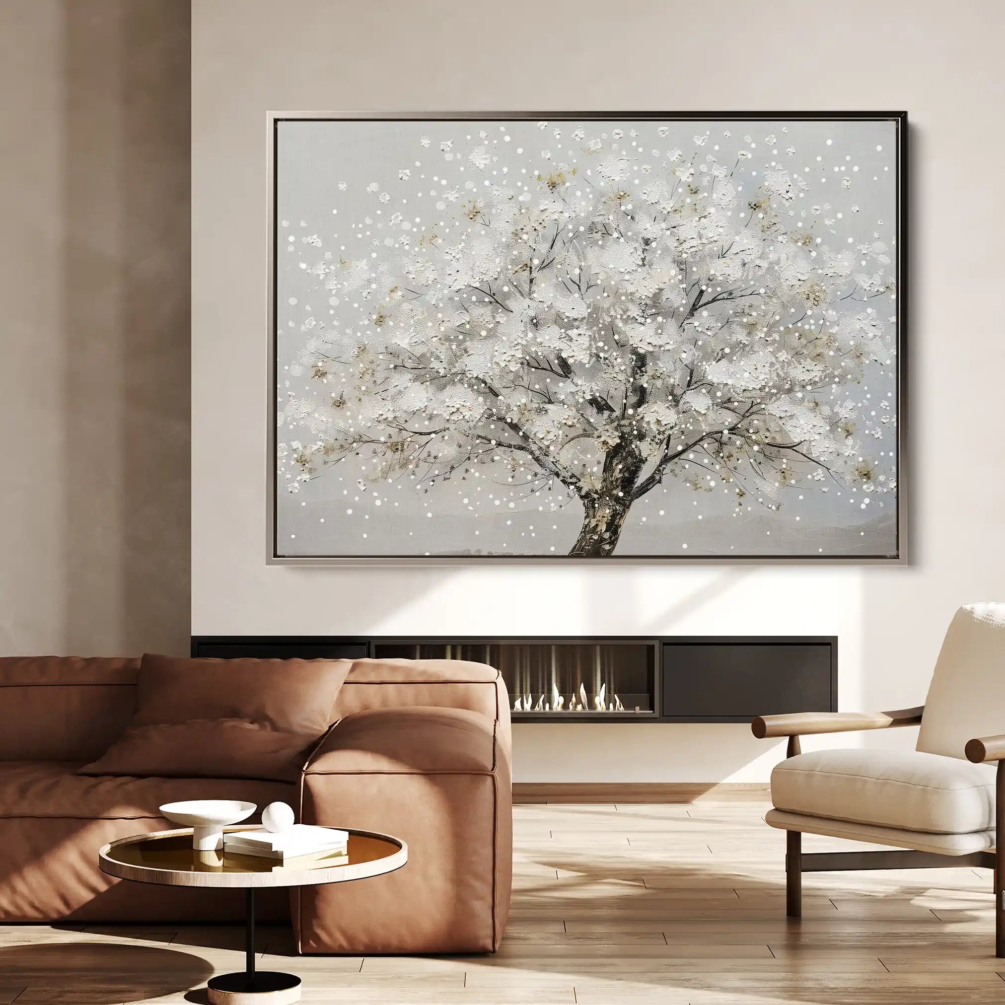 Floral Canvas Wall Art WAD261-F 90 x 60 cm / Stretched on hidden frame